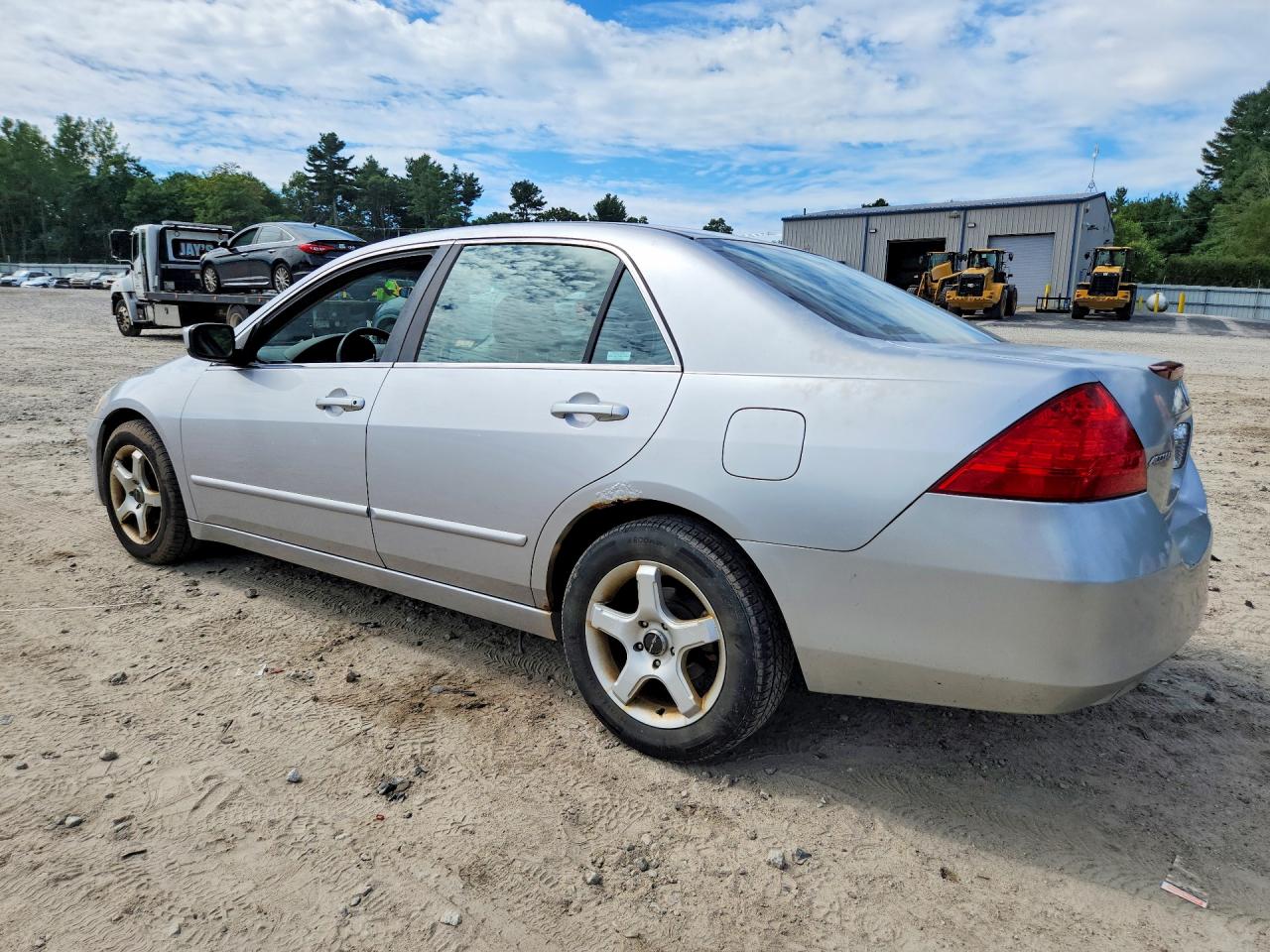 2007 Honda Accord Se Silver vin: 1HGCM56337A042300