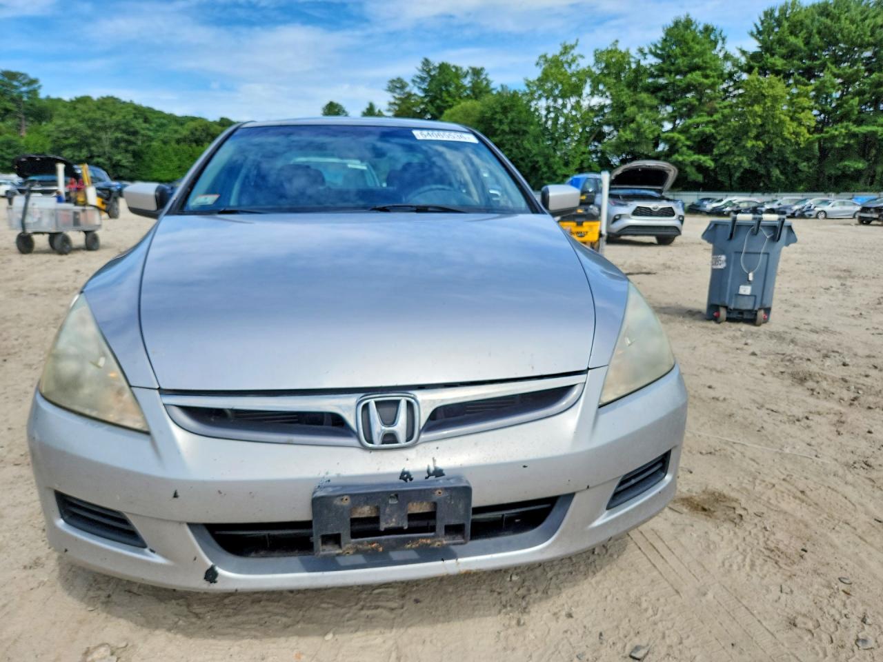 2007 Honda Accord Se Silver vin: 1HGCM56337A042300