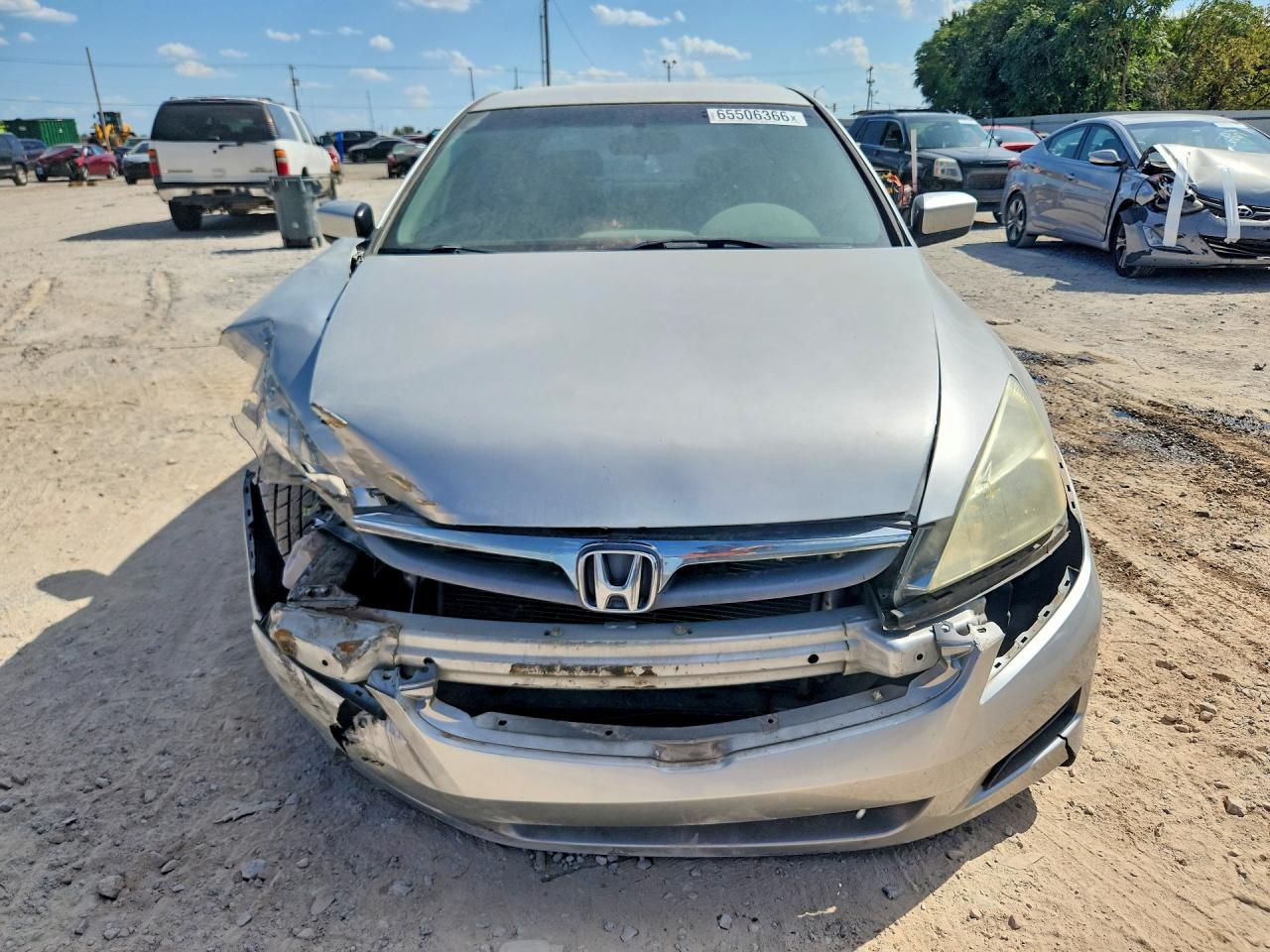 2007 Honda Accord Se Silver vin: 1HGCM56337A129968