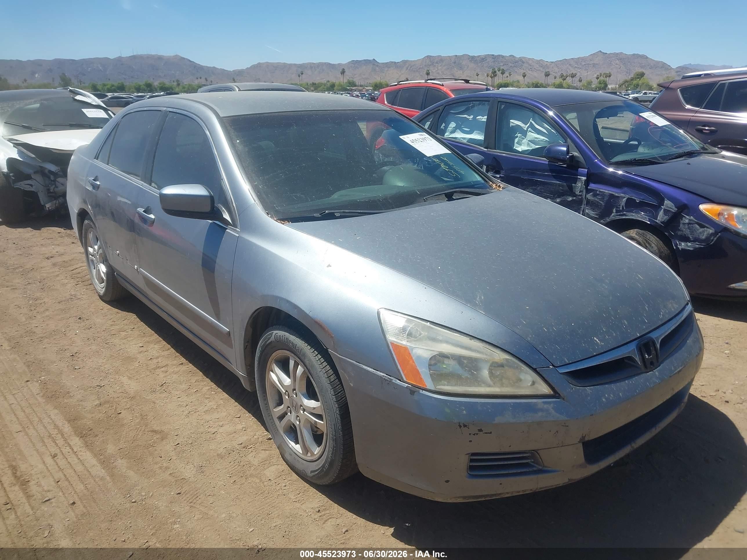 2007 Honda Accord 2.4 Se Silver vin: 1HGCM56337A147841