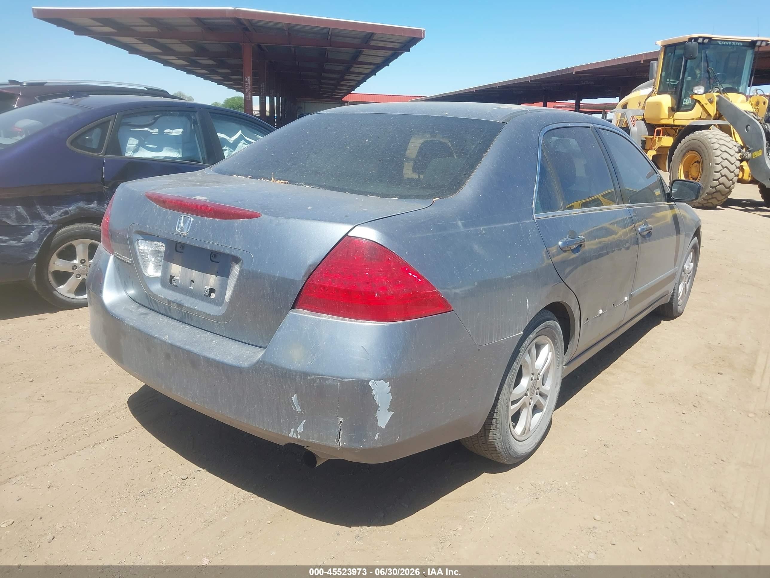 2007 Honda Accord 2.4 Se Silver vin: 1HGCM56337A147841