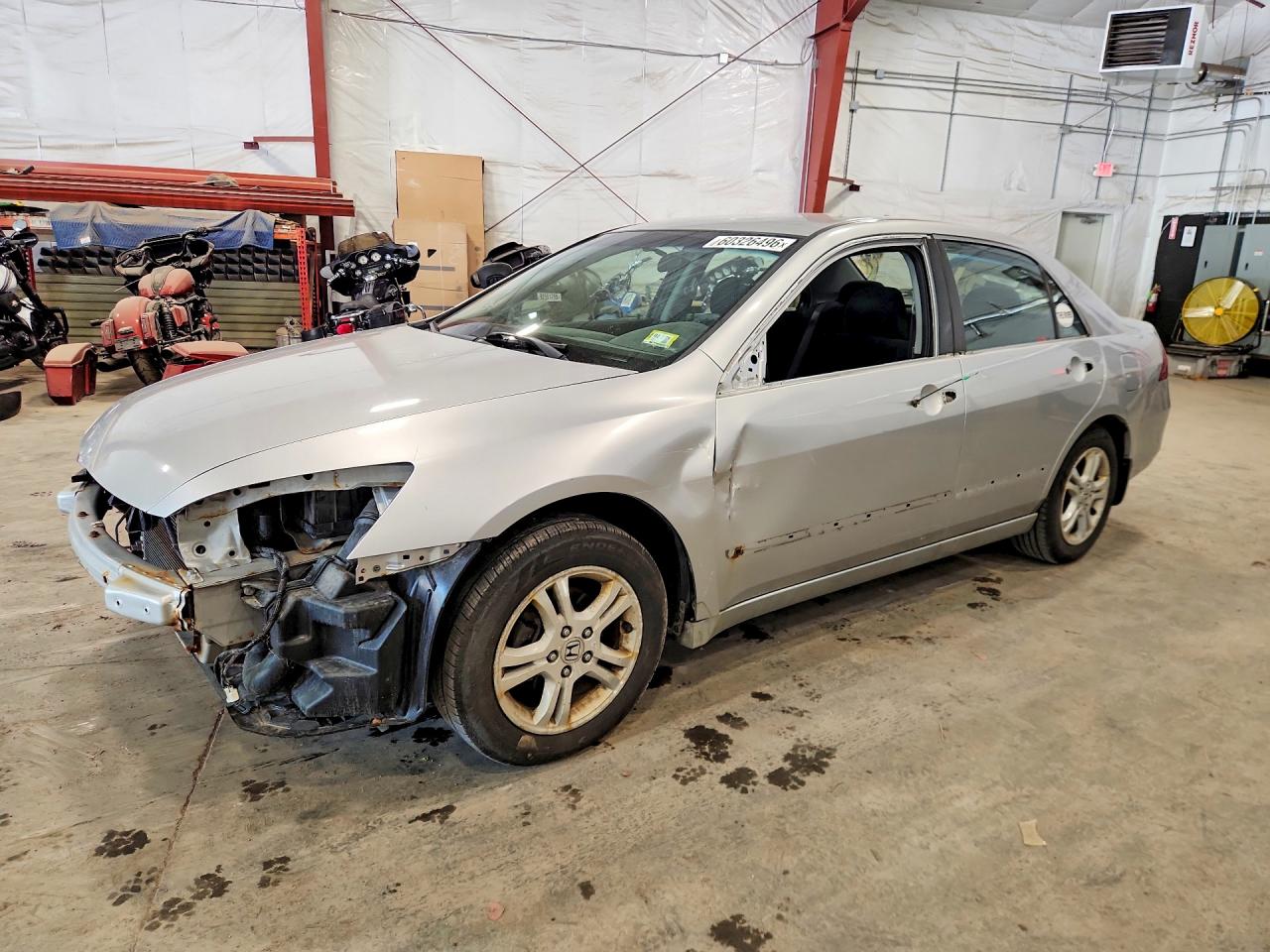 2007 Honda Accord Se Silver vin: 1HGCM56337A181813