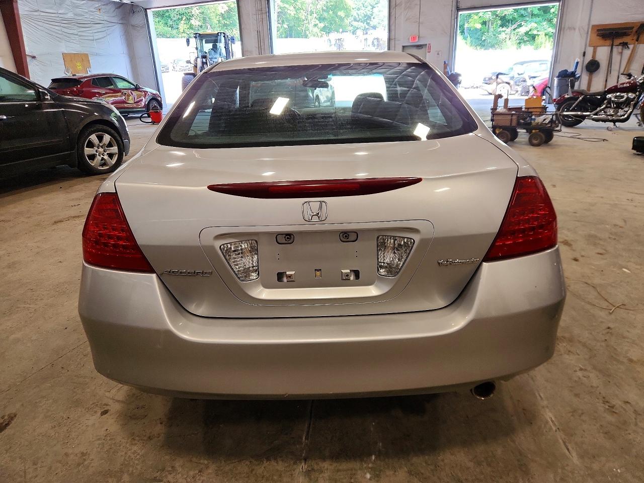 2007 Honda Accord Se Silver vin: 1HGCM56337A181813