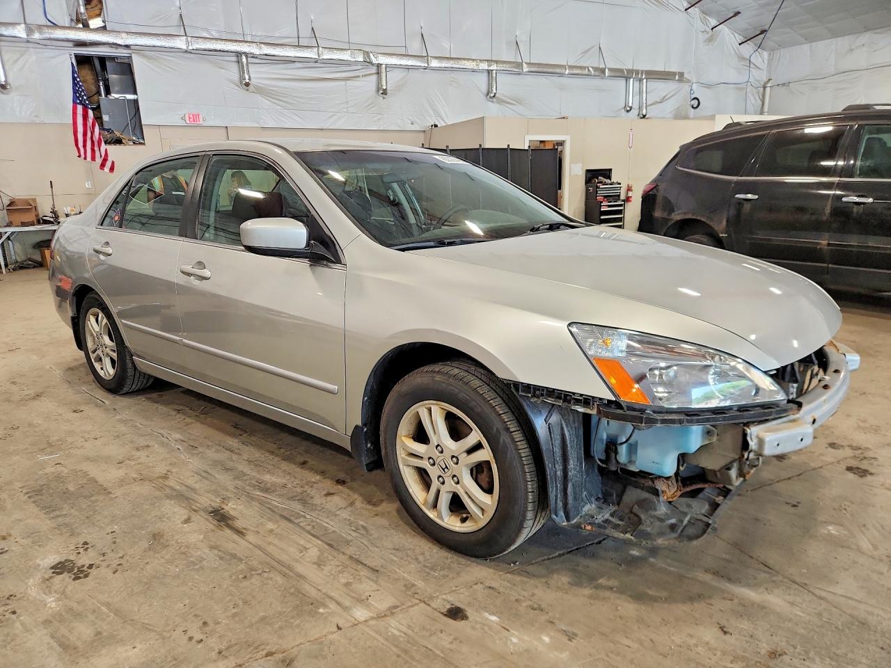 2007 Honda Accord Se Silver vin: 1HGCM56337A181813