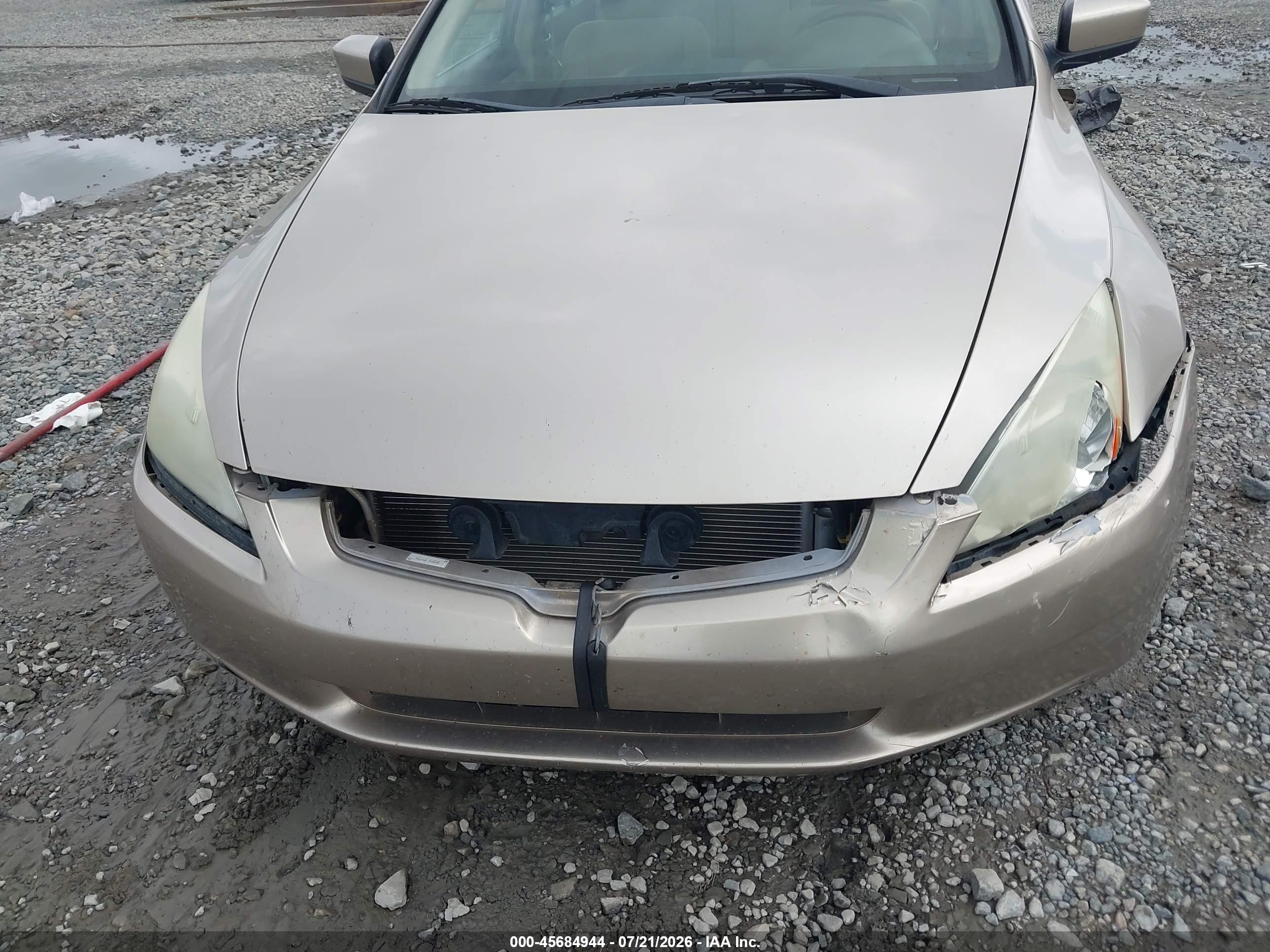 2003 Honda Accord Sdn Lx Gold vin: 1HGCM56343A019358