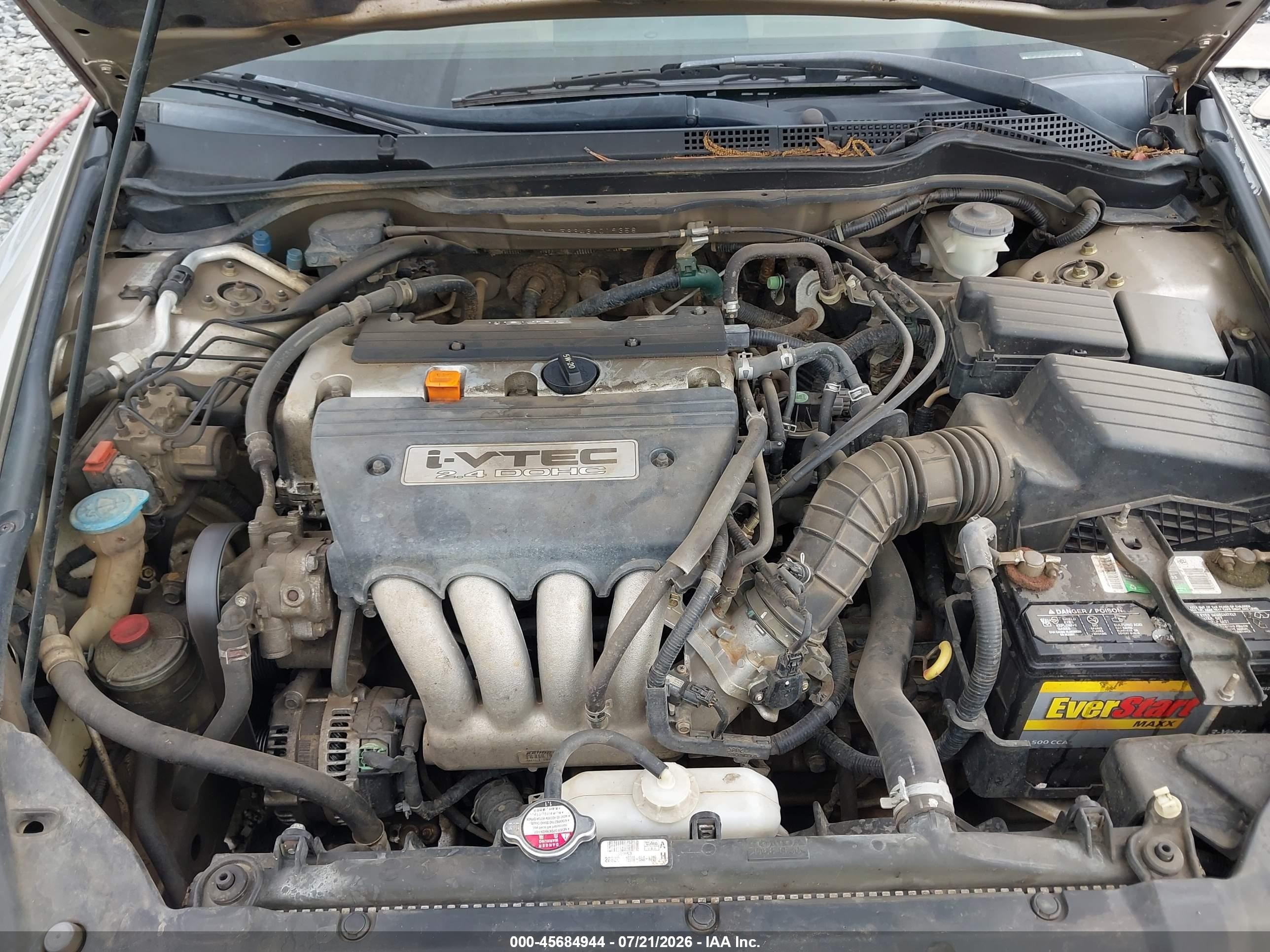 2003 Honda Accord Sdn Lx Gold vin: 1HGCM56343A019358