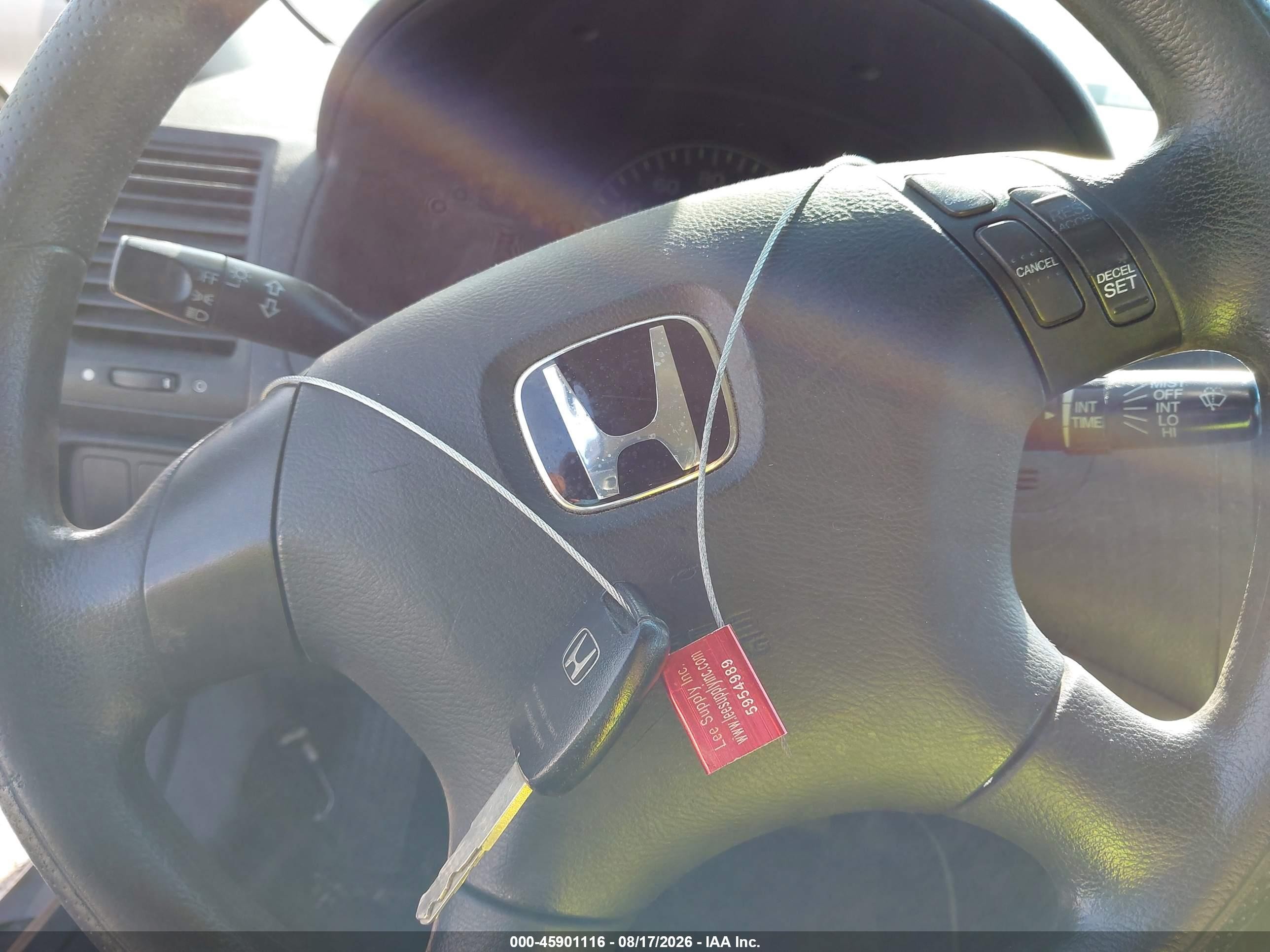 2003 Honda Accord 2.4 Lx Серебряный vin: 1HGCM56343A039397