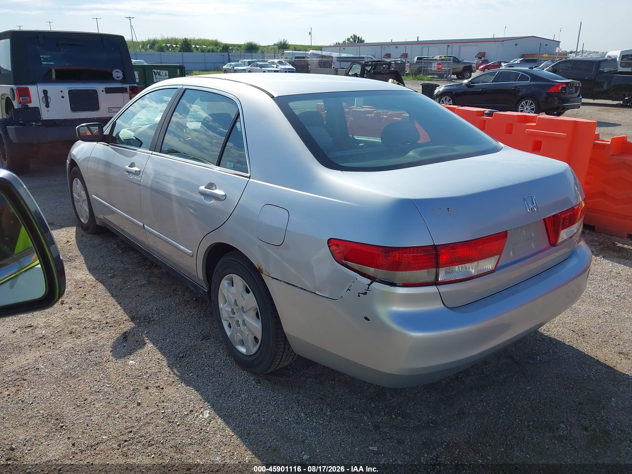 2003 Honda Accord 2.4 Lx Серебряный vin: 1HGCM56343A039397