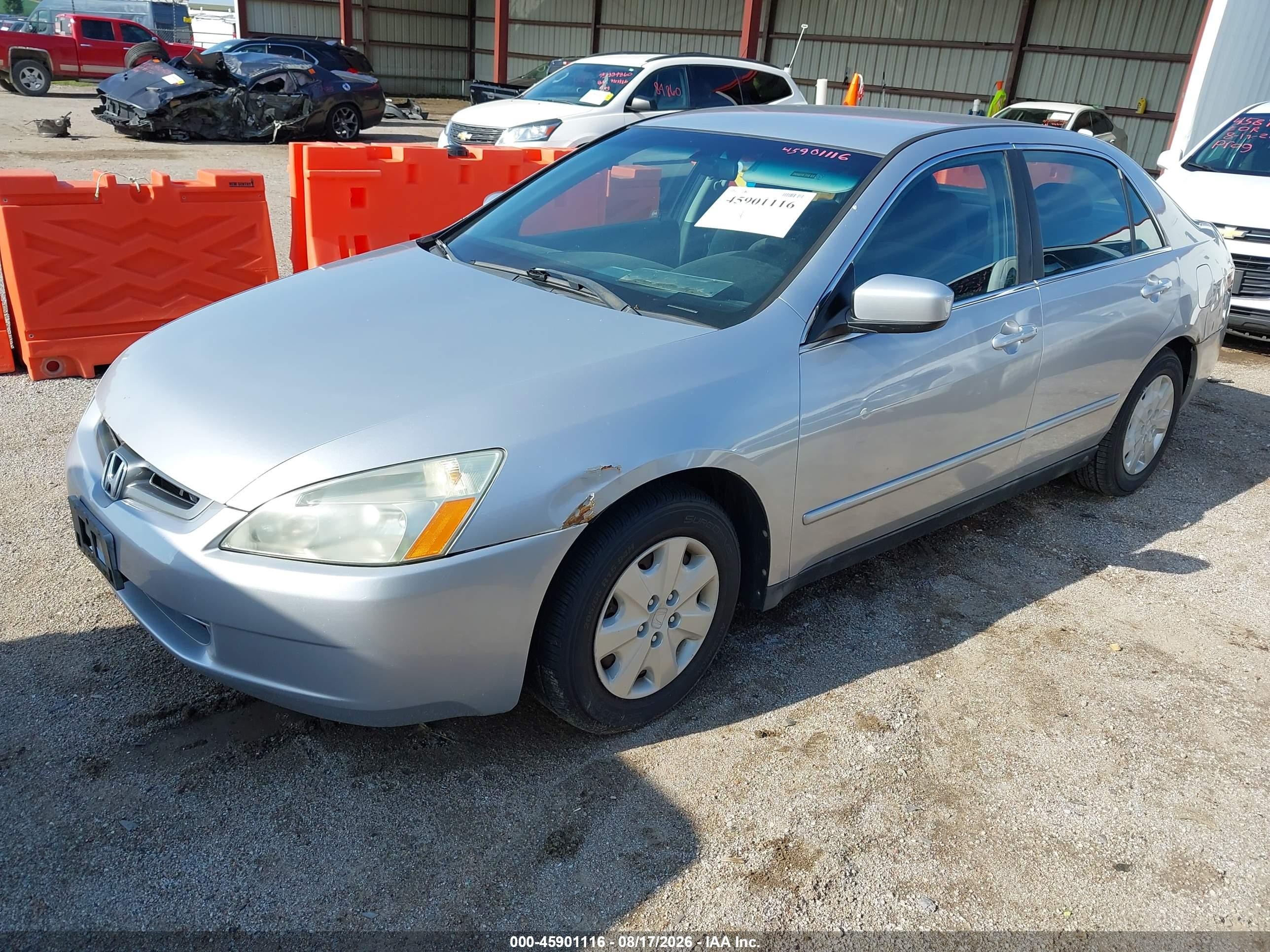 2003 Honda Accord 2.4 Lx Серебряный vin: 1HGCM56343A039397