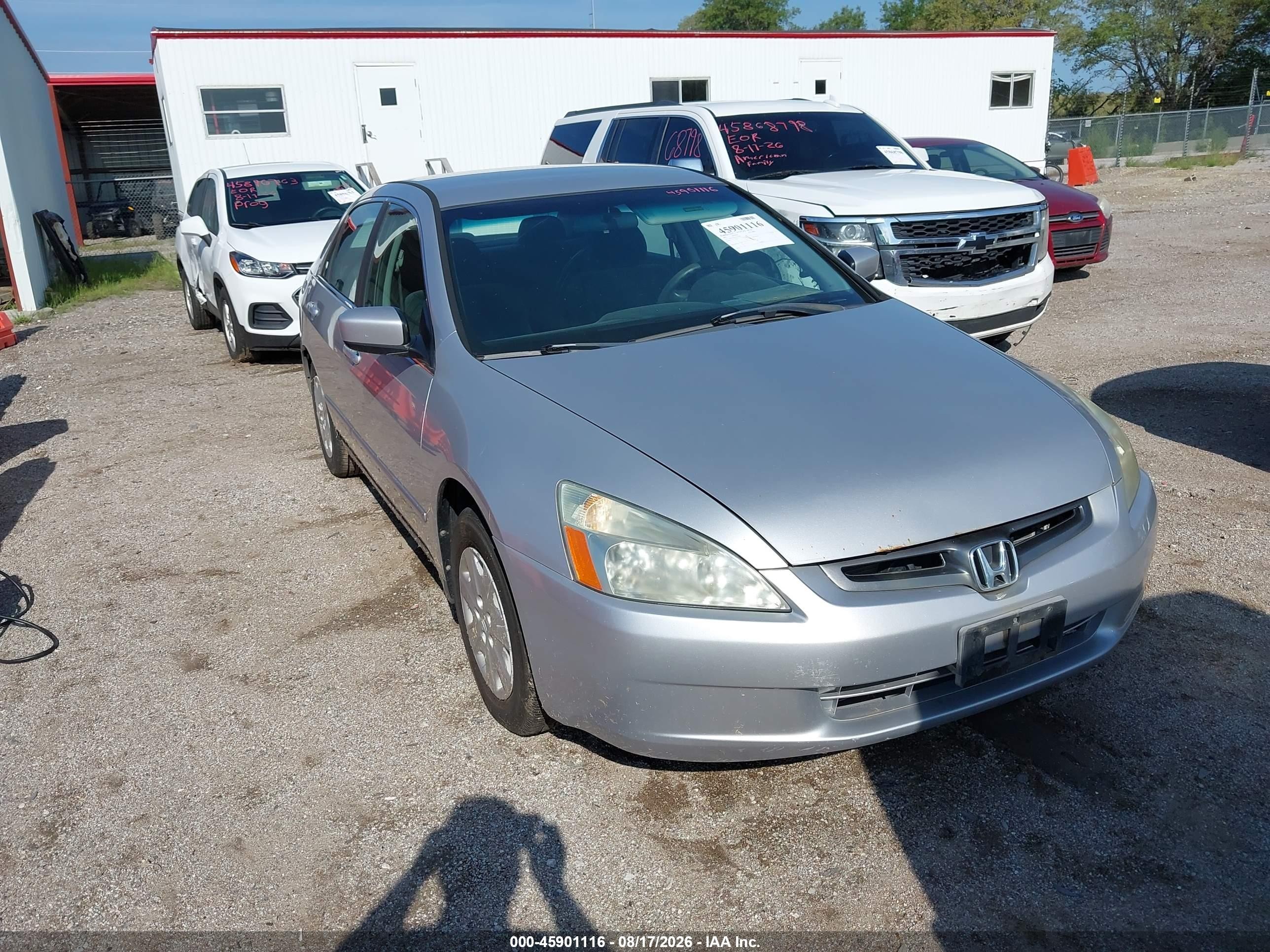 2003 Honda Accord 2.4 Lx Серебряный vin: 1HGCM56343A039397