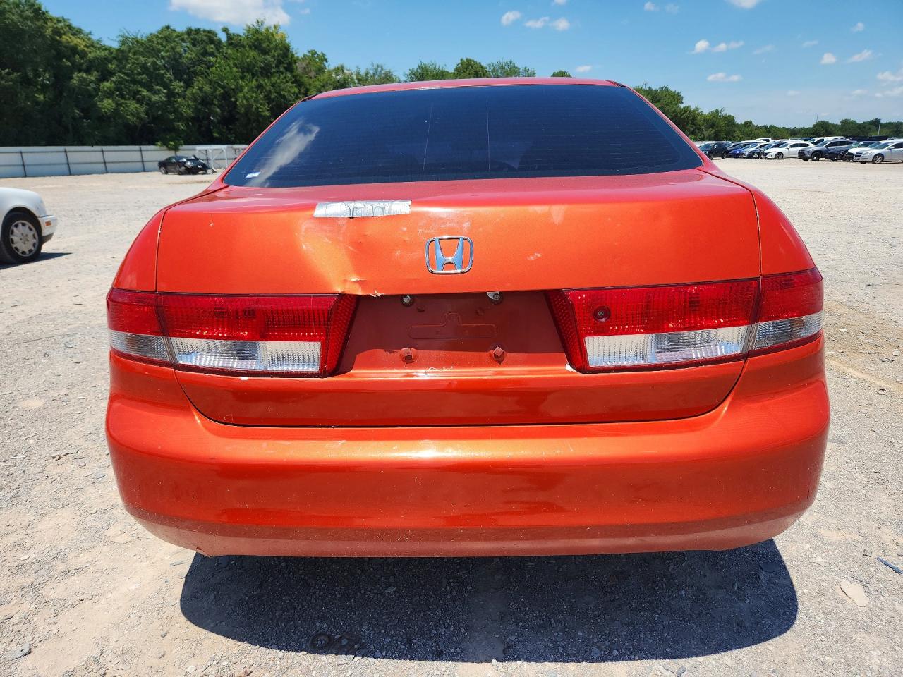 2003 Honda Accord Lx Red vin: 1HGCM56343A050416