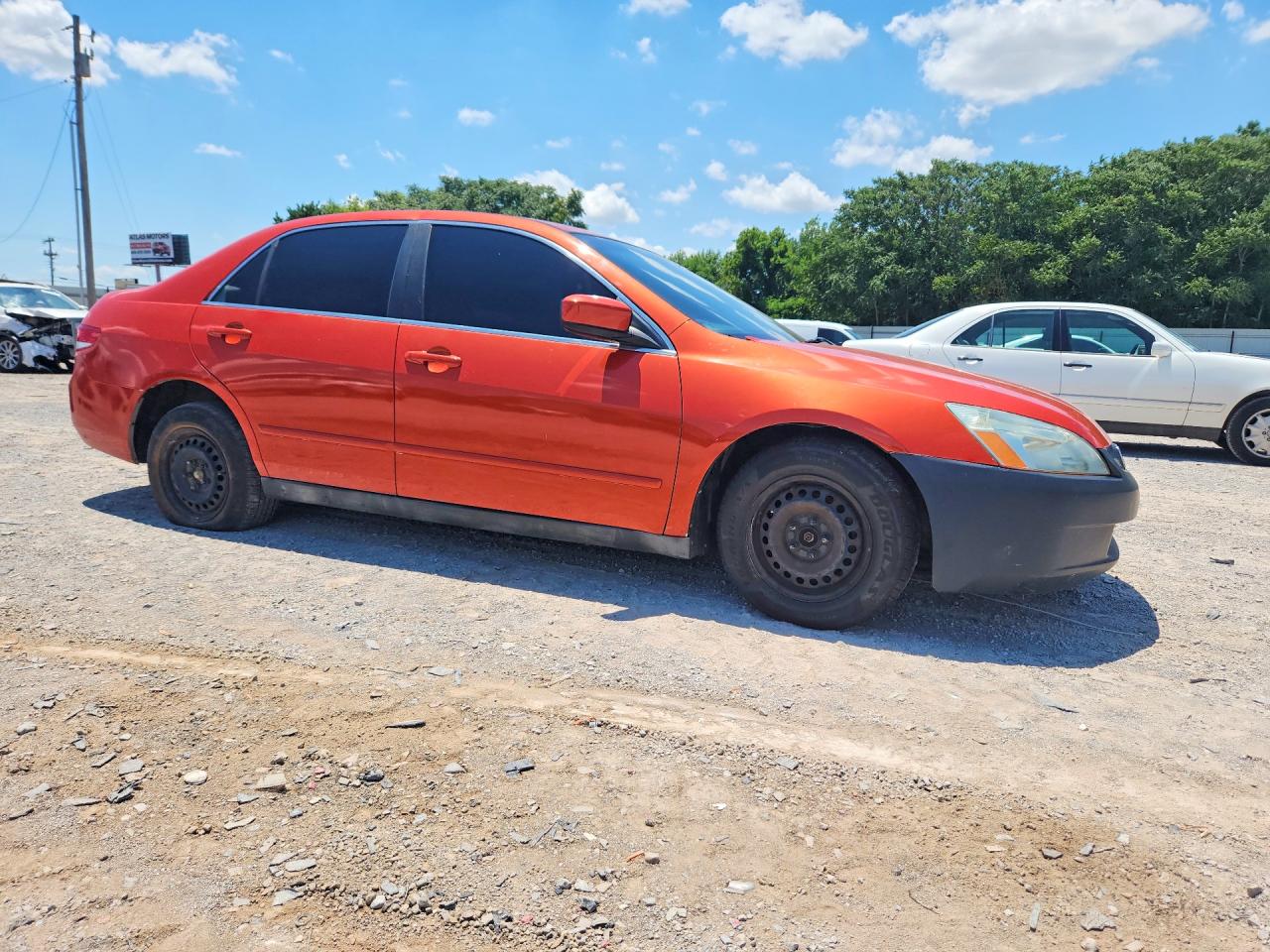 2003 Honda Accord Lx Red vin: 1HGCM56343A050416