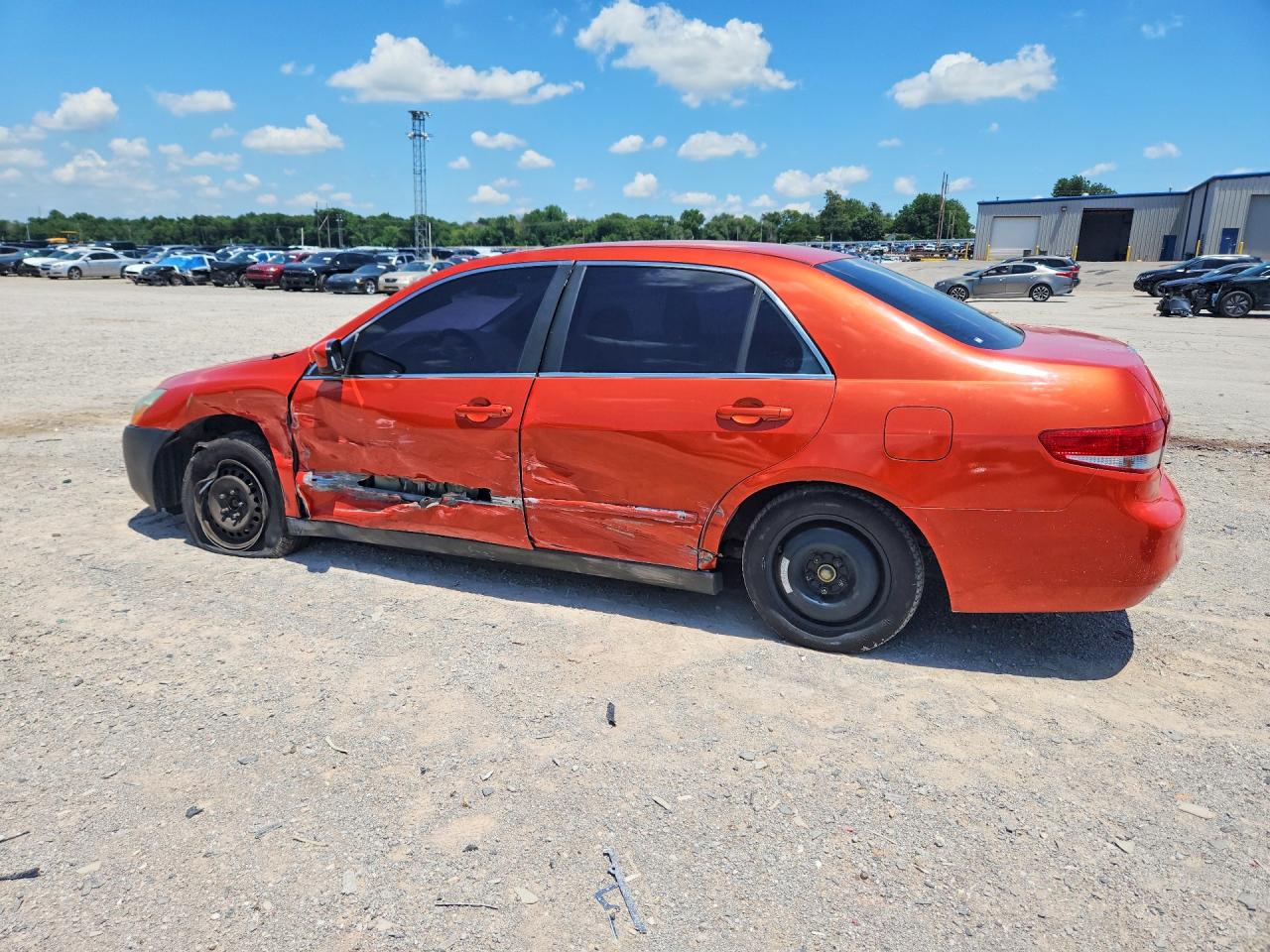 2003 Honda Accord Lx Red vin: 1HGCM56343A050416