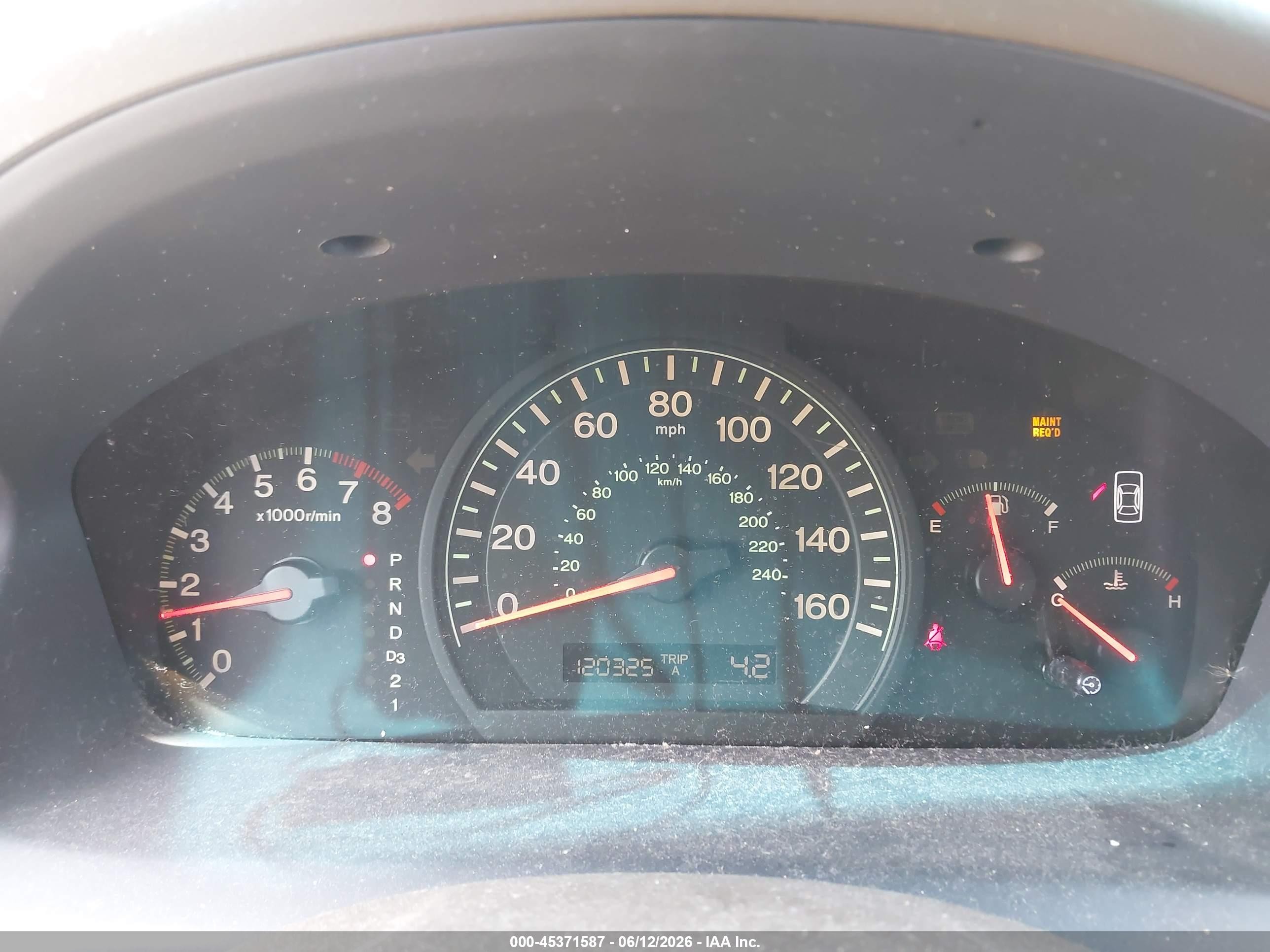 2003 Honda Accord 2.4 Lx Green vin: 1HGCM56343A062050