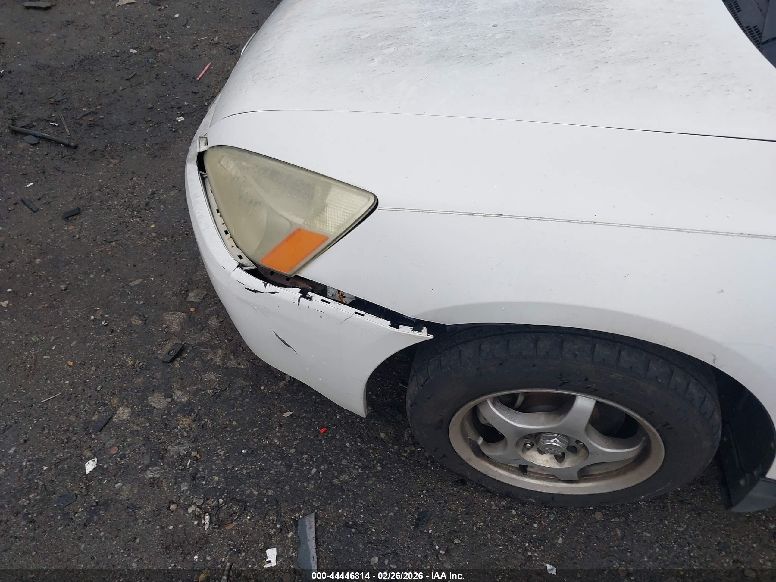 2003 Honda Accord 2.4 Lx White vin: 1HGCM56343A071055
