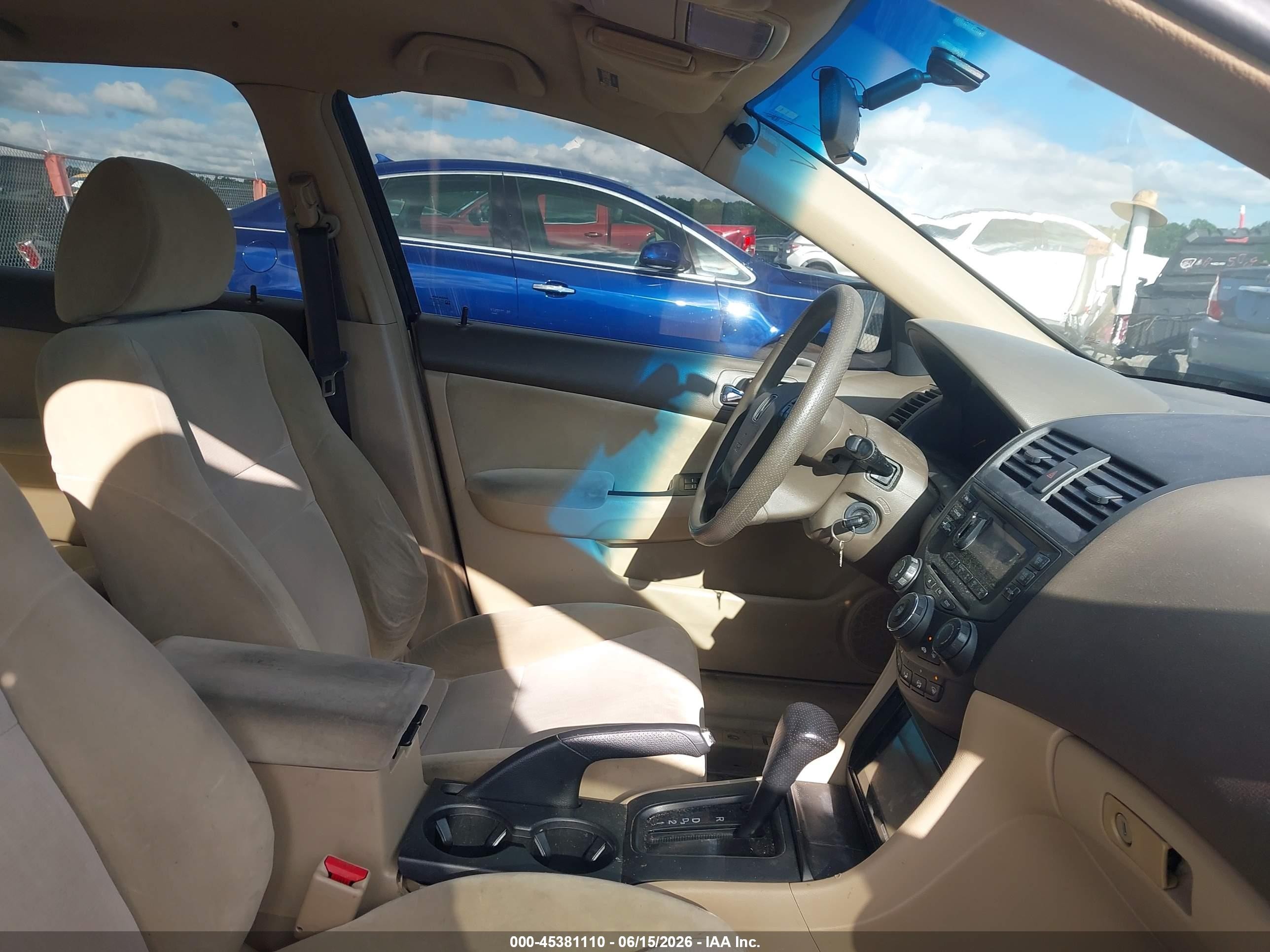 2003 Honda Accord 2.4 Lx Gold vin: 1HGCM56343A079432