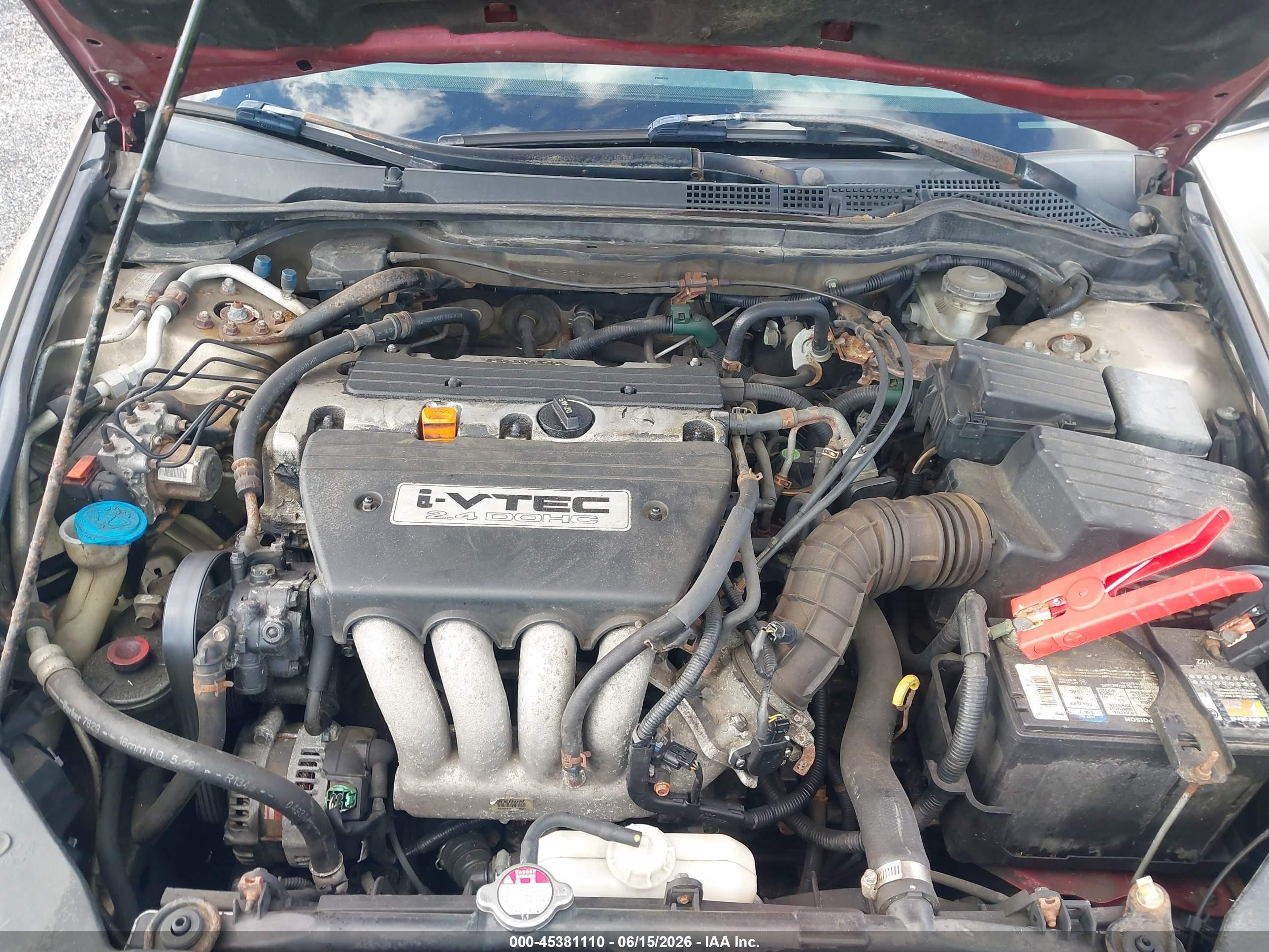 2003 Honda Accord 2.4 Lx Gold vin: 1HGCM56343A079432