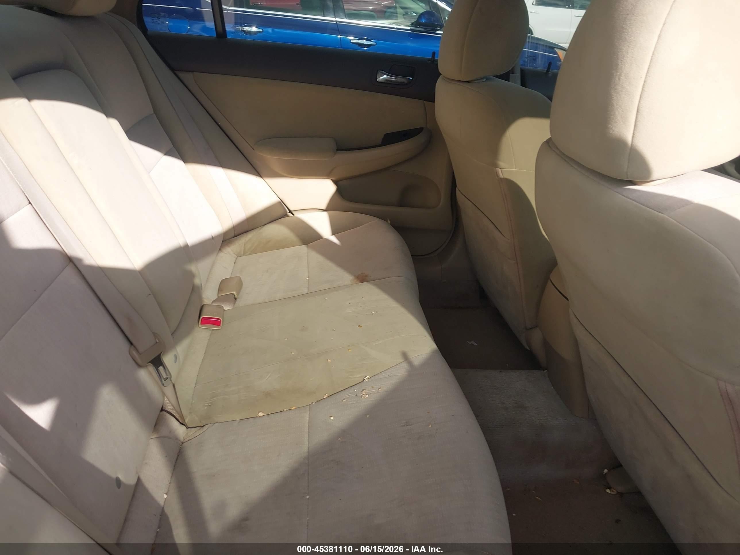 2003 Honda Accord 2.4 Lx Gold vin: 1HGCM56343A079432