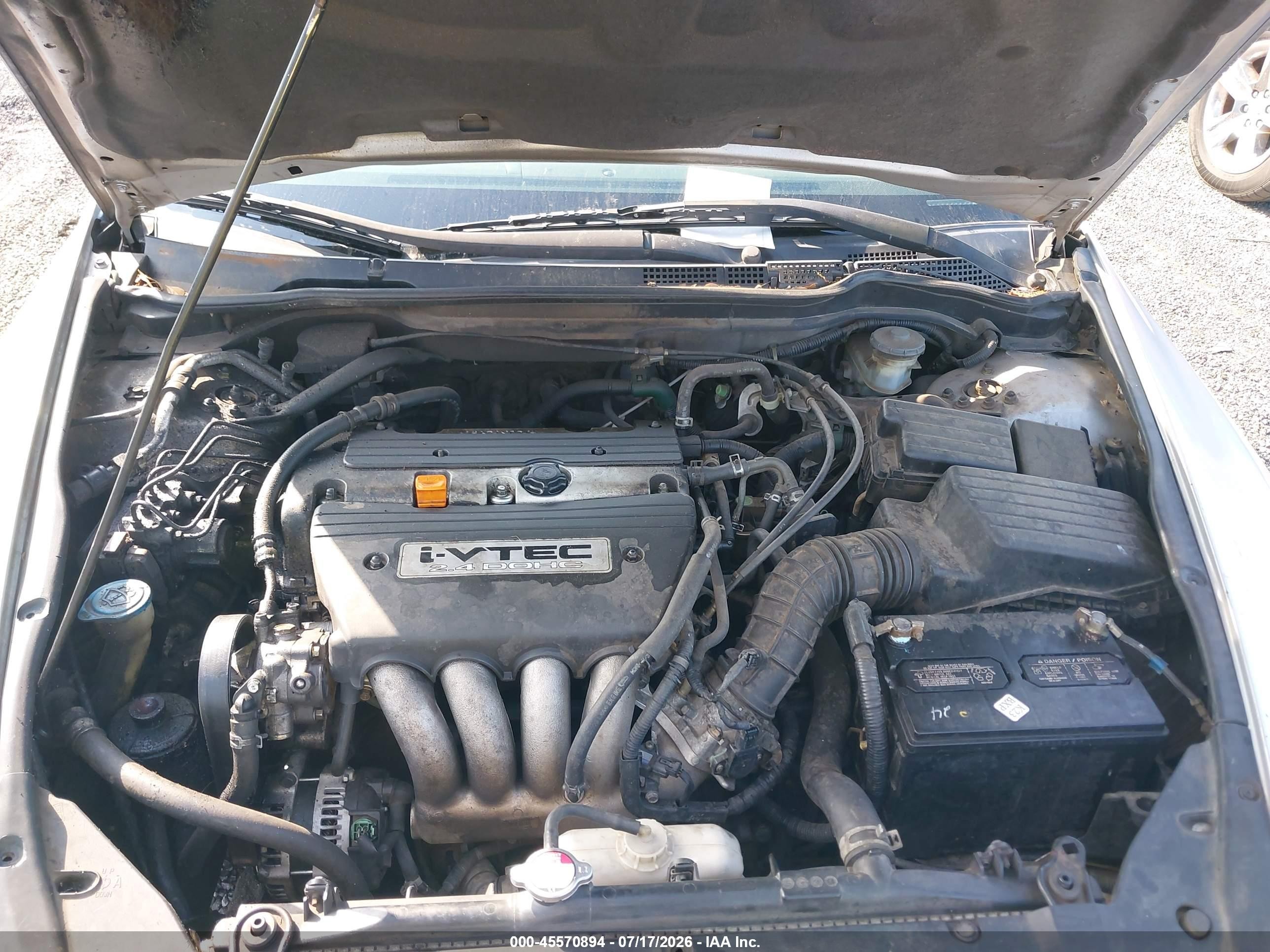 2003 Honda Accord Sdn Lx Silver vin: 1HGCM56343A090253