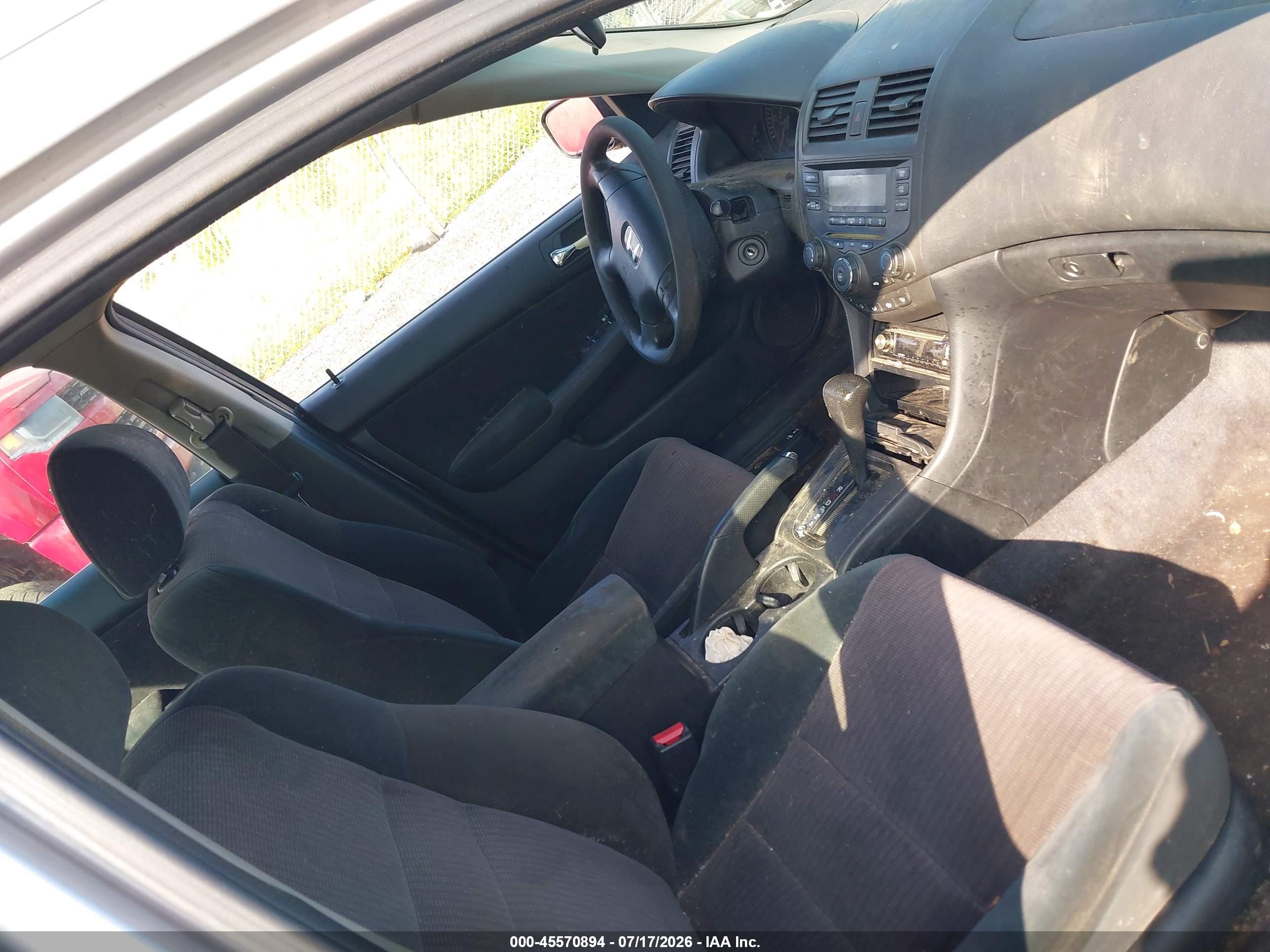 2003 Honda Accord Sdn Lx Silver vin: 1HGCM56343A090253