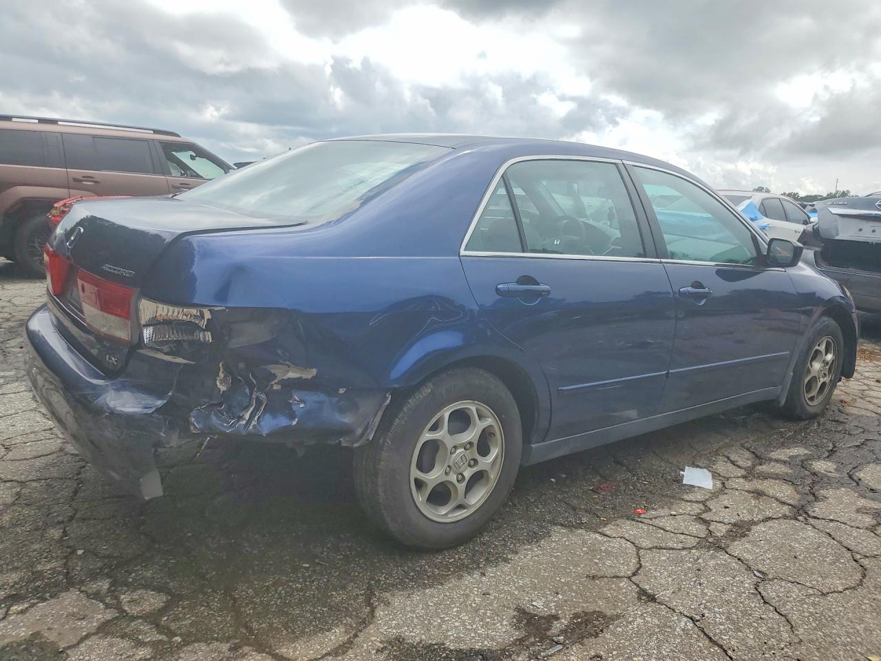 2004 Honda Accord Blue vin: 1HGCM56344A138724