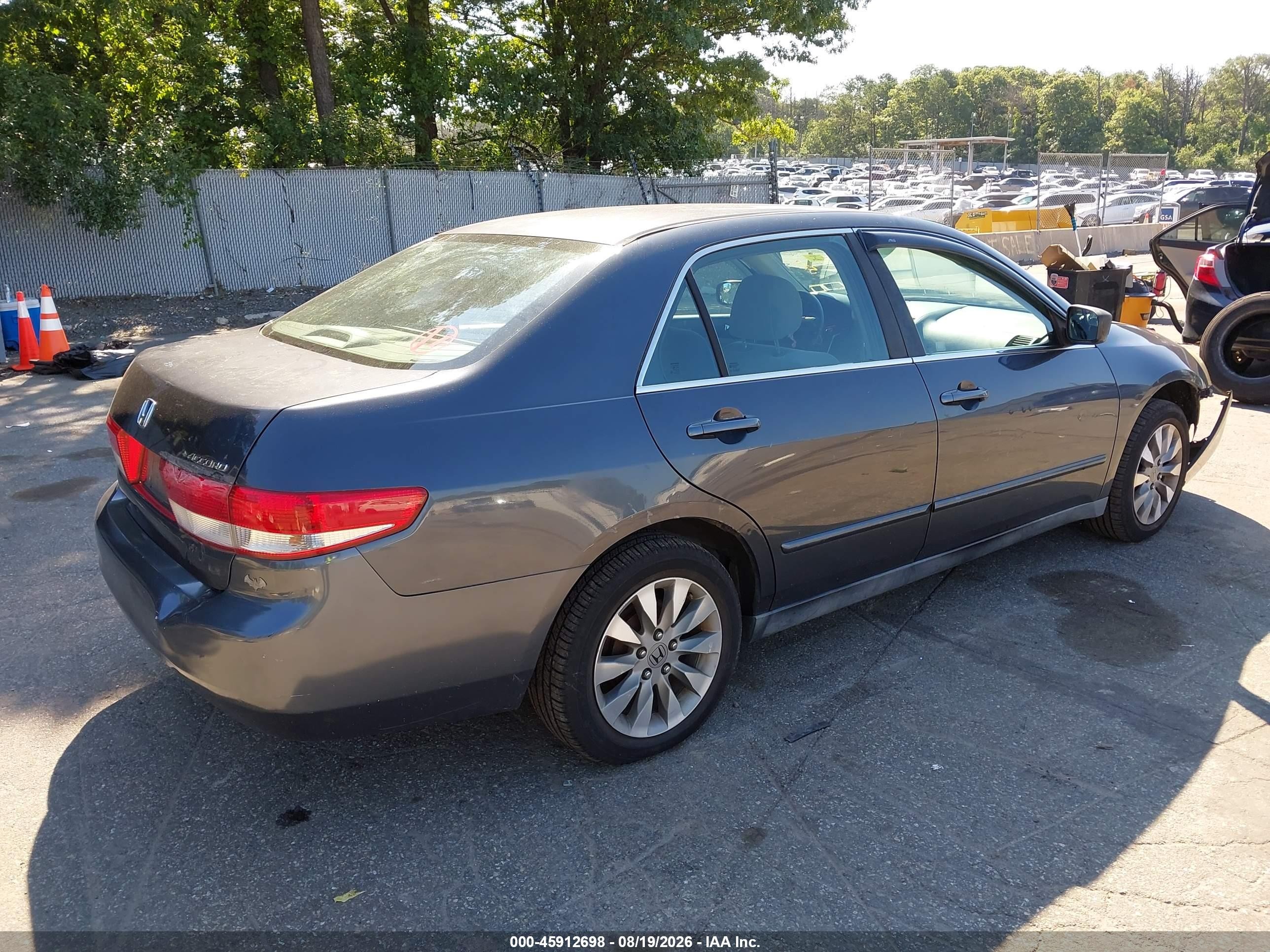 2004 Honda Accord 2.4 Lx Black vin: 1HGCM56344A147312