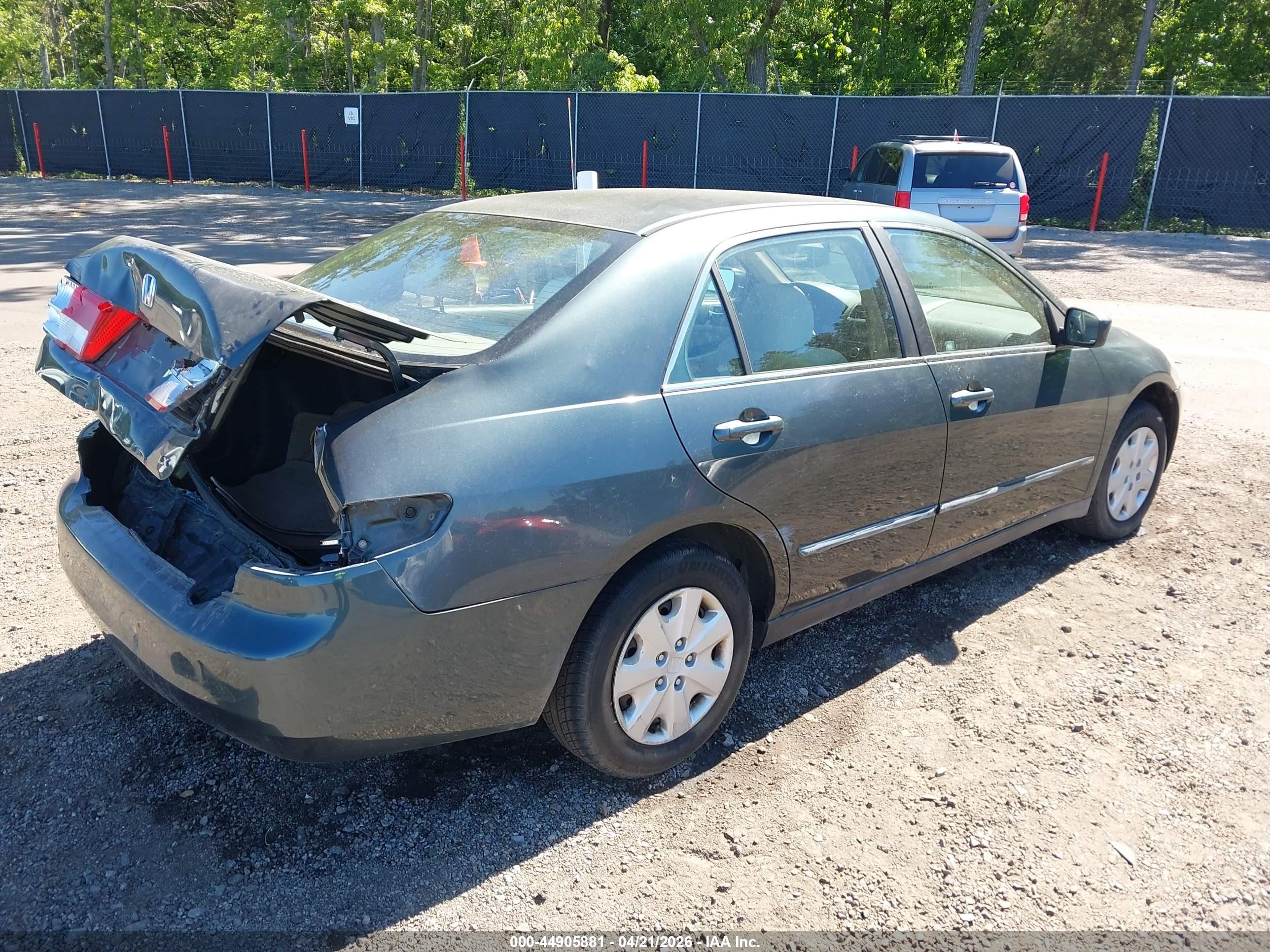 2004 Honda Accord 2.4 Lx Blue vin: 1HGCM56344A152428