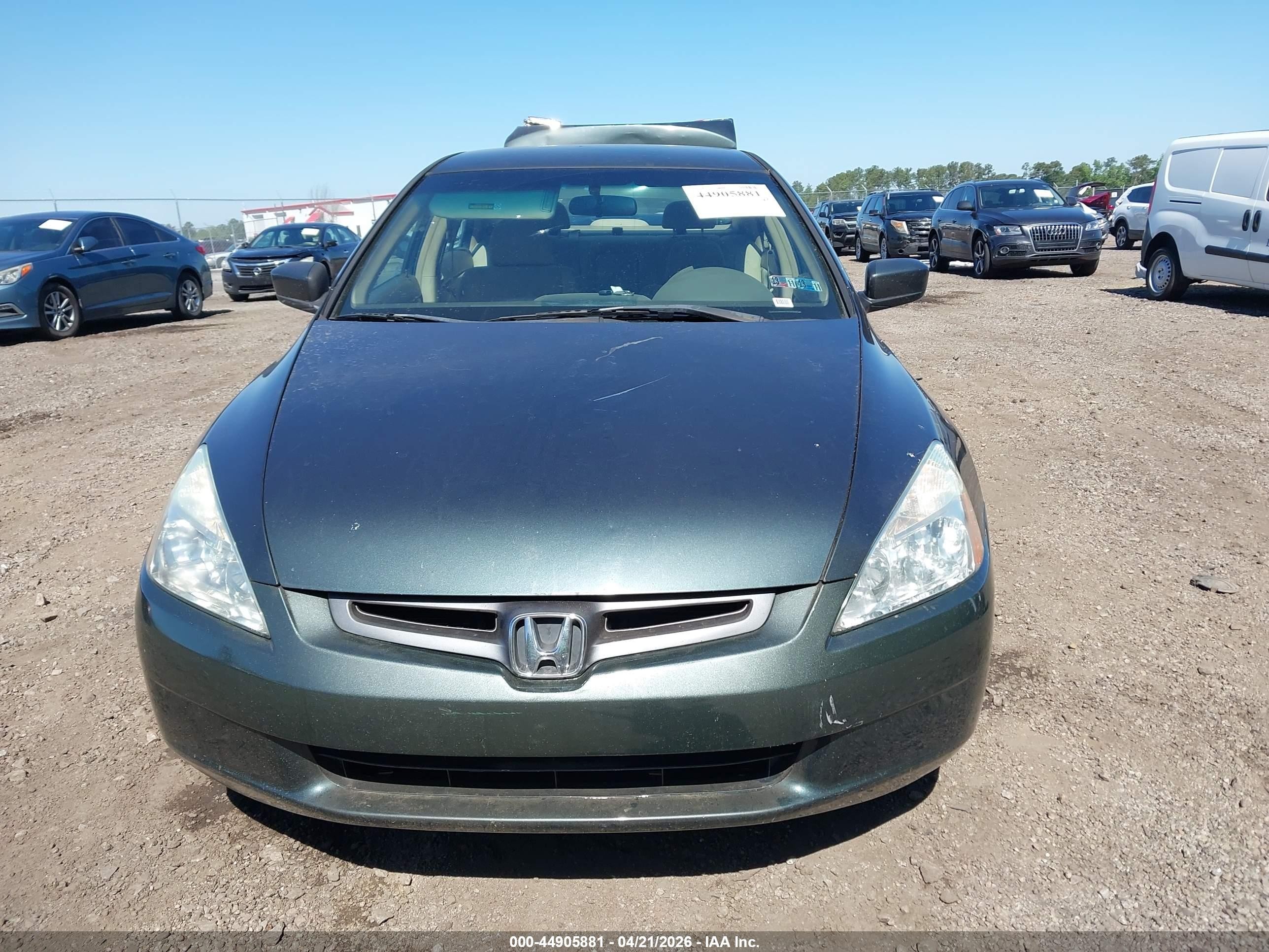 2004 Honda Accord 2.4 Lx Blue vin: 1HGCM56344A152428