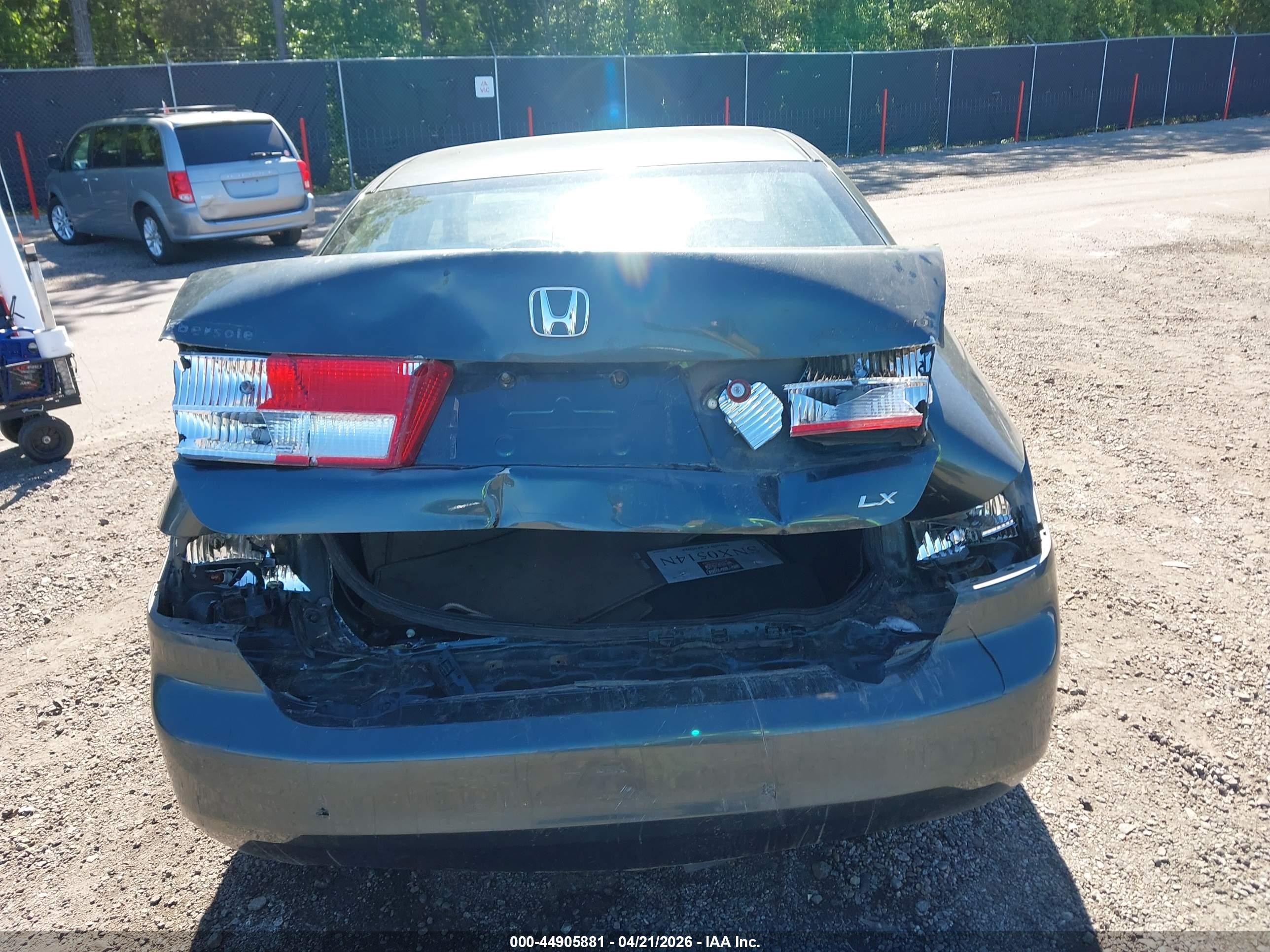 2004 Honda Accord 2.4 Lx Blue vin: 1HGCM56344A152428