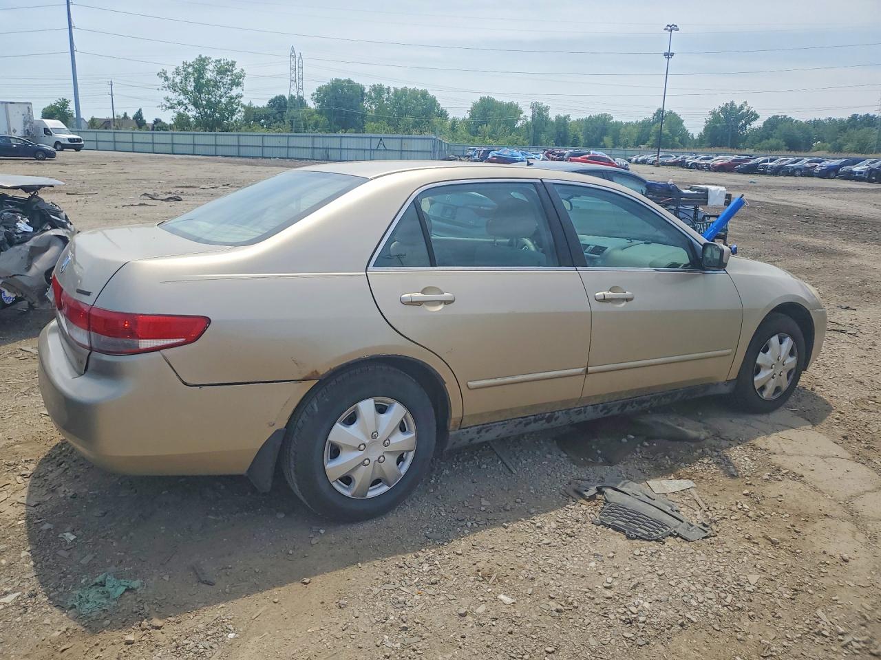 2004 Honda Accord Lx Beige vin: 1HGCM56344A157919