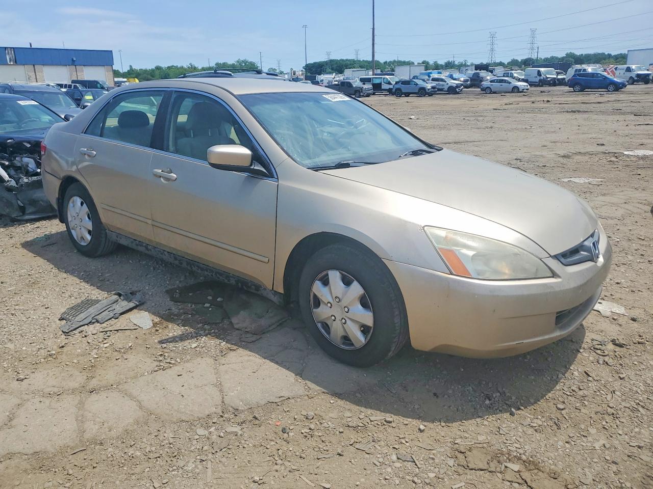 2004 Honda Accord Lx Beige vin: 1HGCM56344A157919