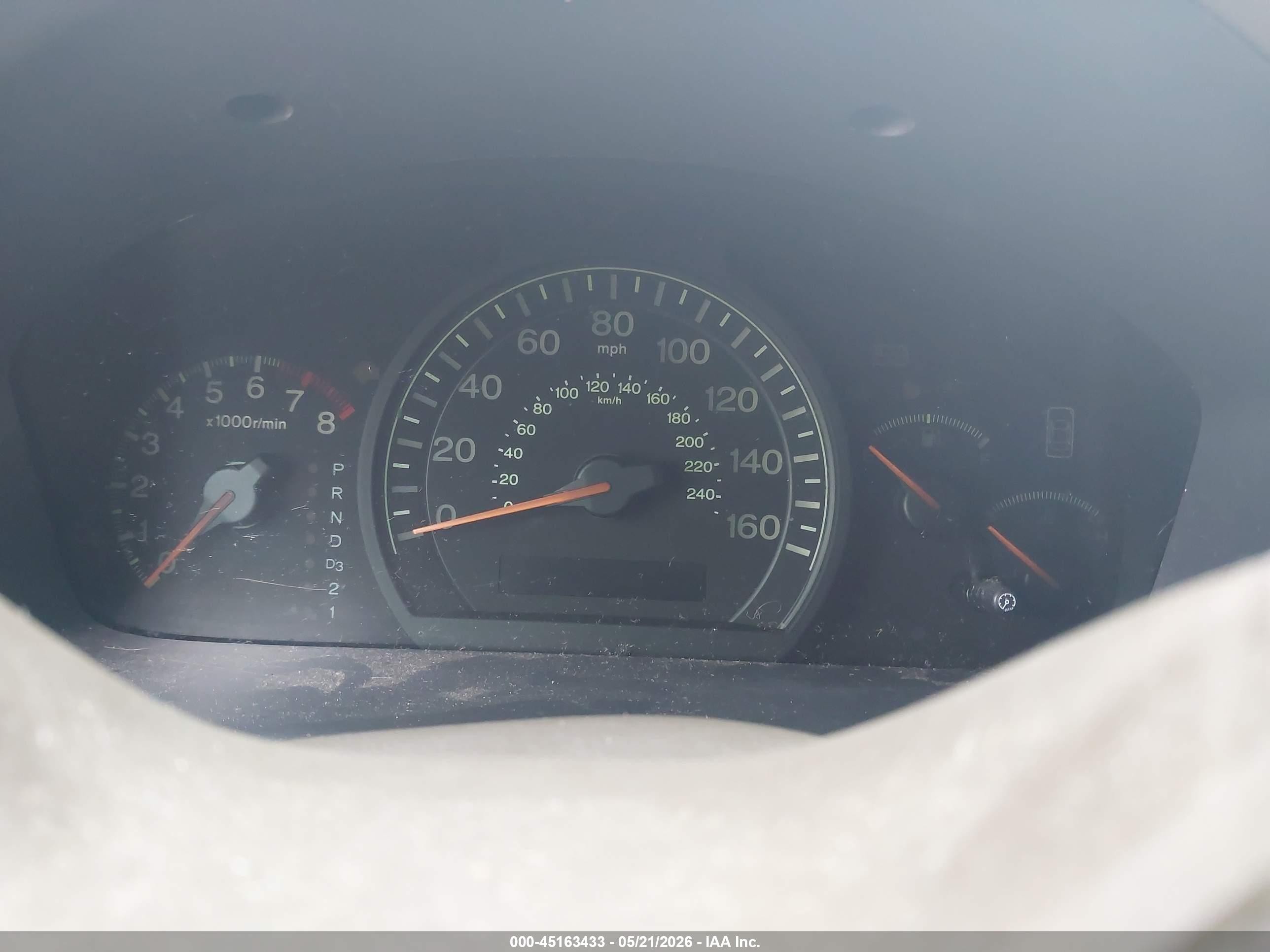 2004 Honda Accord 2.4 Lx White vin: 1HGCM56344A168063
