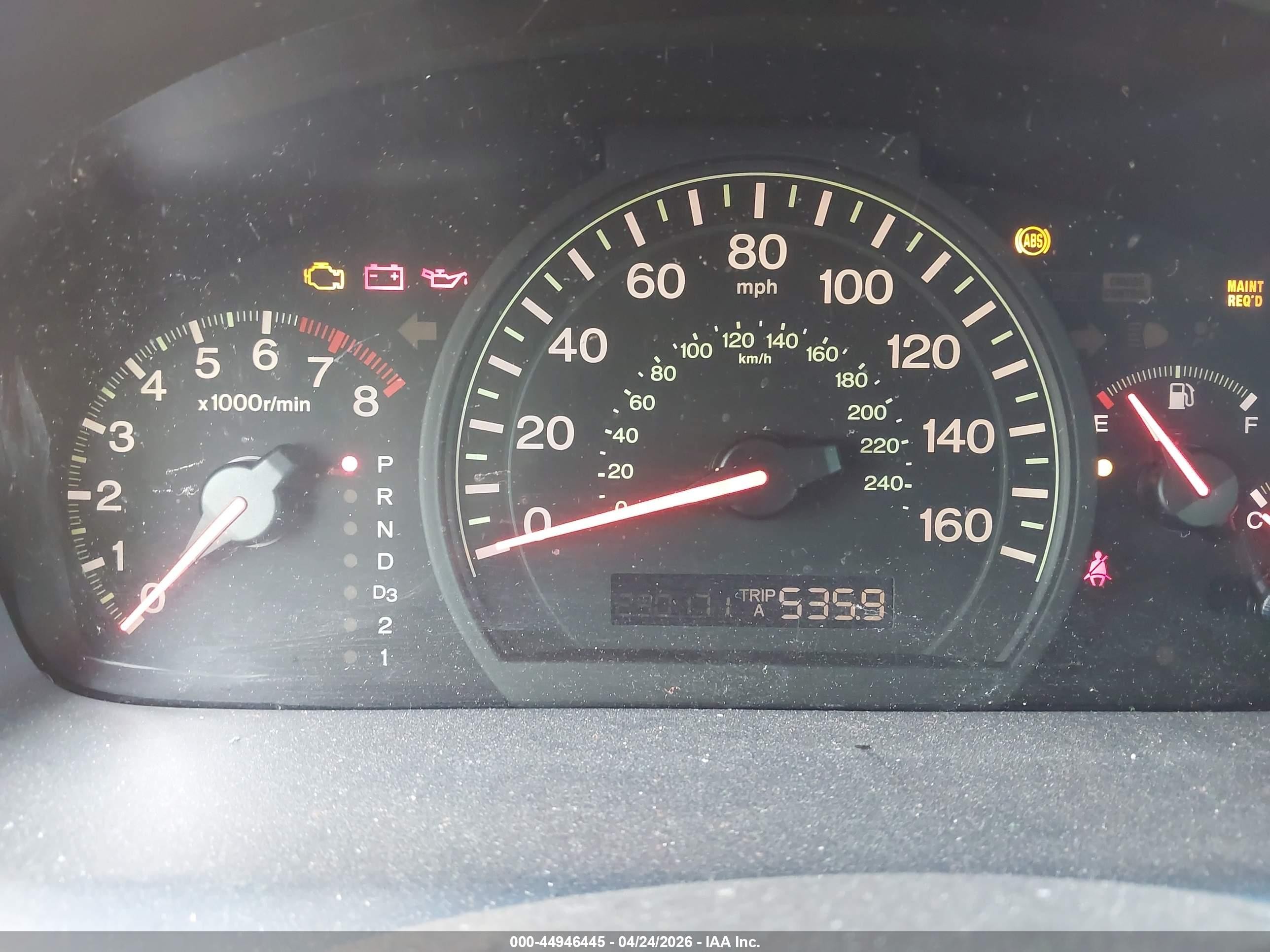 2004 Honda Accord 2.4 Lx Золотой vin: 1HGCM56344A177734
