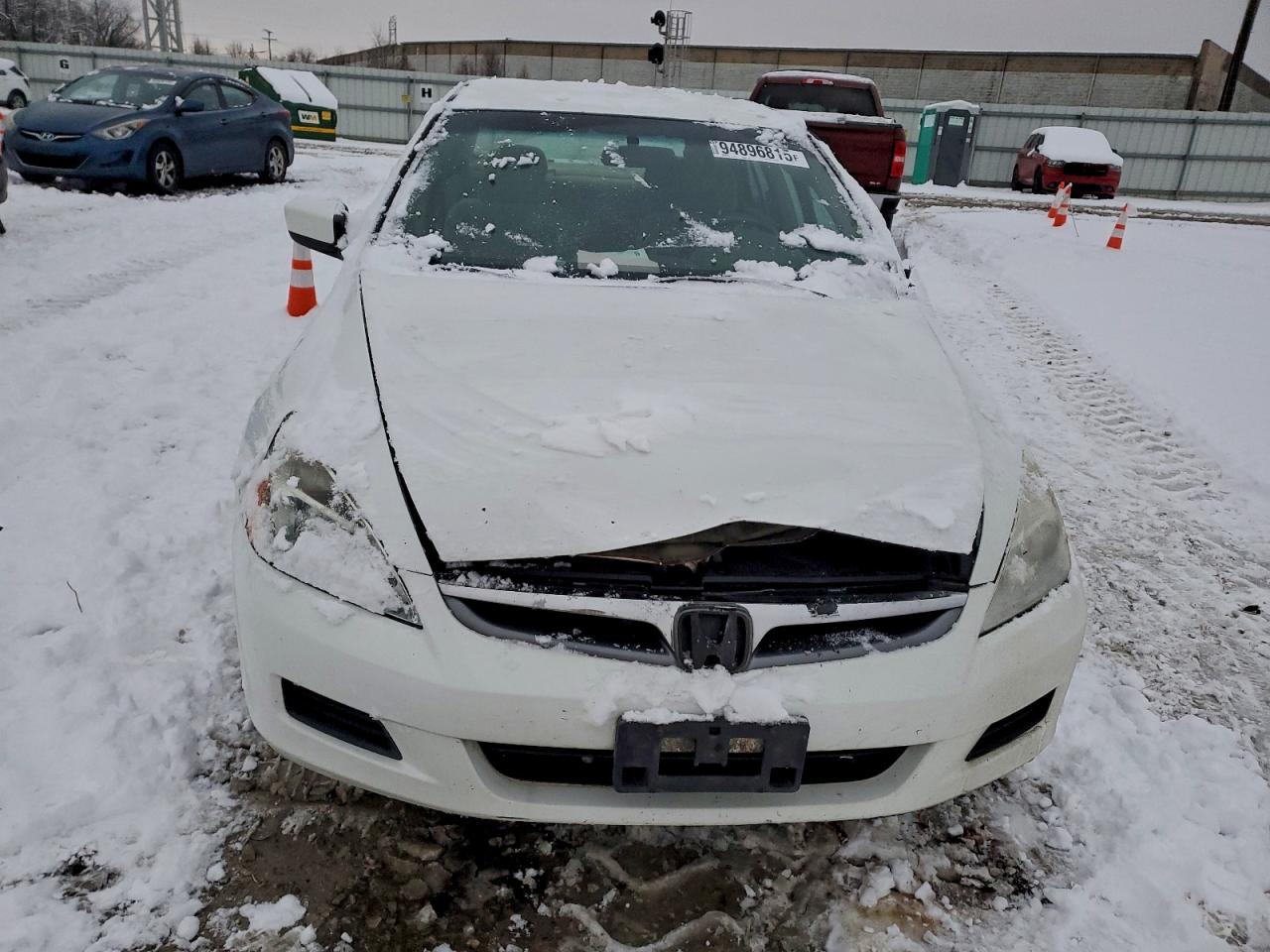 2006 Honda Accord Se White vin: 1HGCM56346A018330