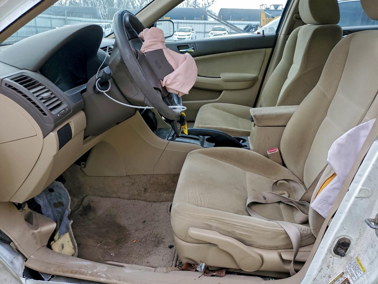 2006 Honda Accord Se White vin: 1HGCM56346A018330