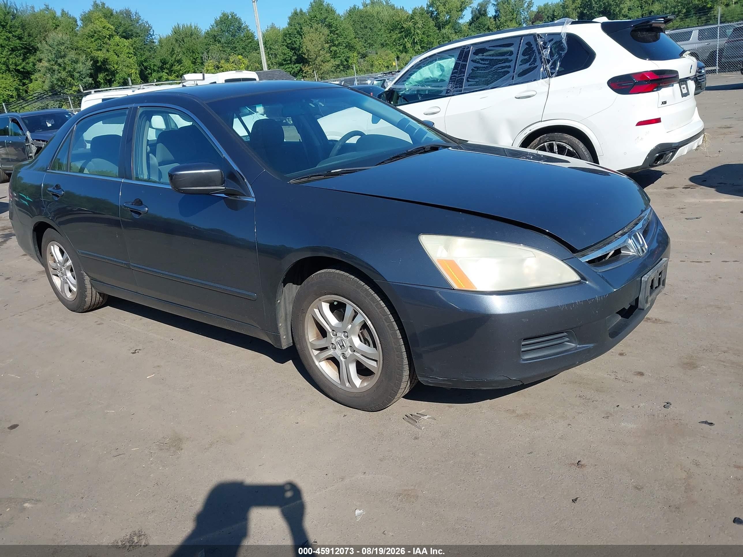 2006 Honda Accord 2.4 Se Gray vin: 1HGCM56346A022376
