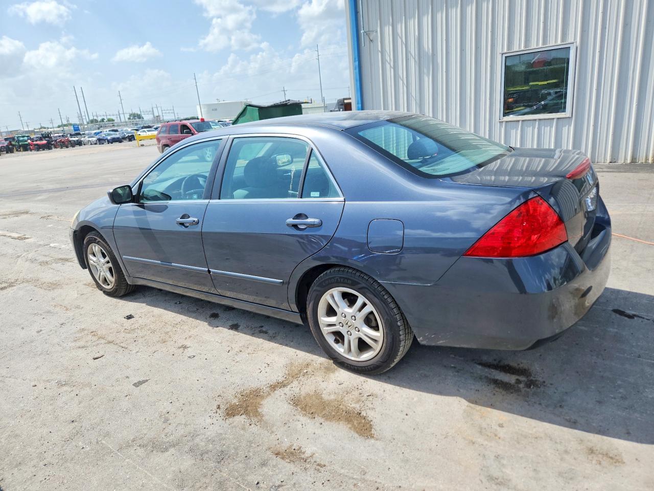 2006 Honda Accord Se Blue vin: 1HGCM56346A093741