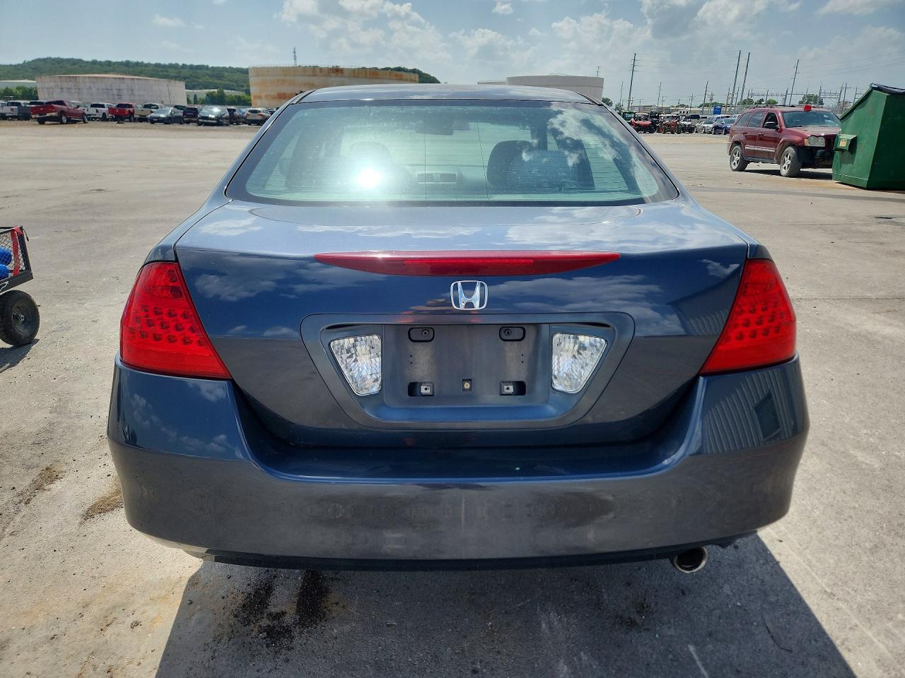 2006 Honda Accord Se Blue vin: 1HGCM56346A093741