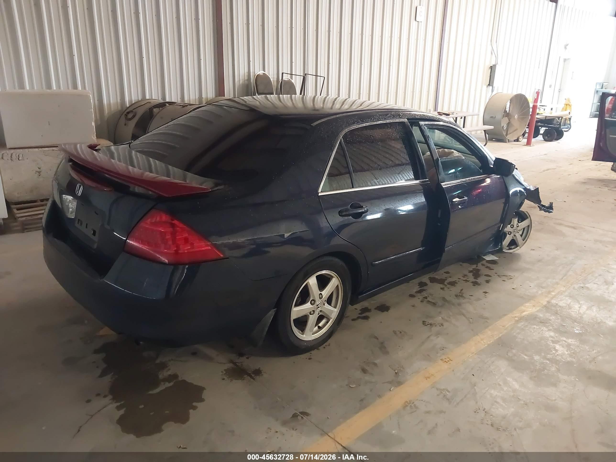 2006 Honda Accord 2.4 Se Dark Blue vin: 1HGCM56346A111624