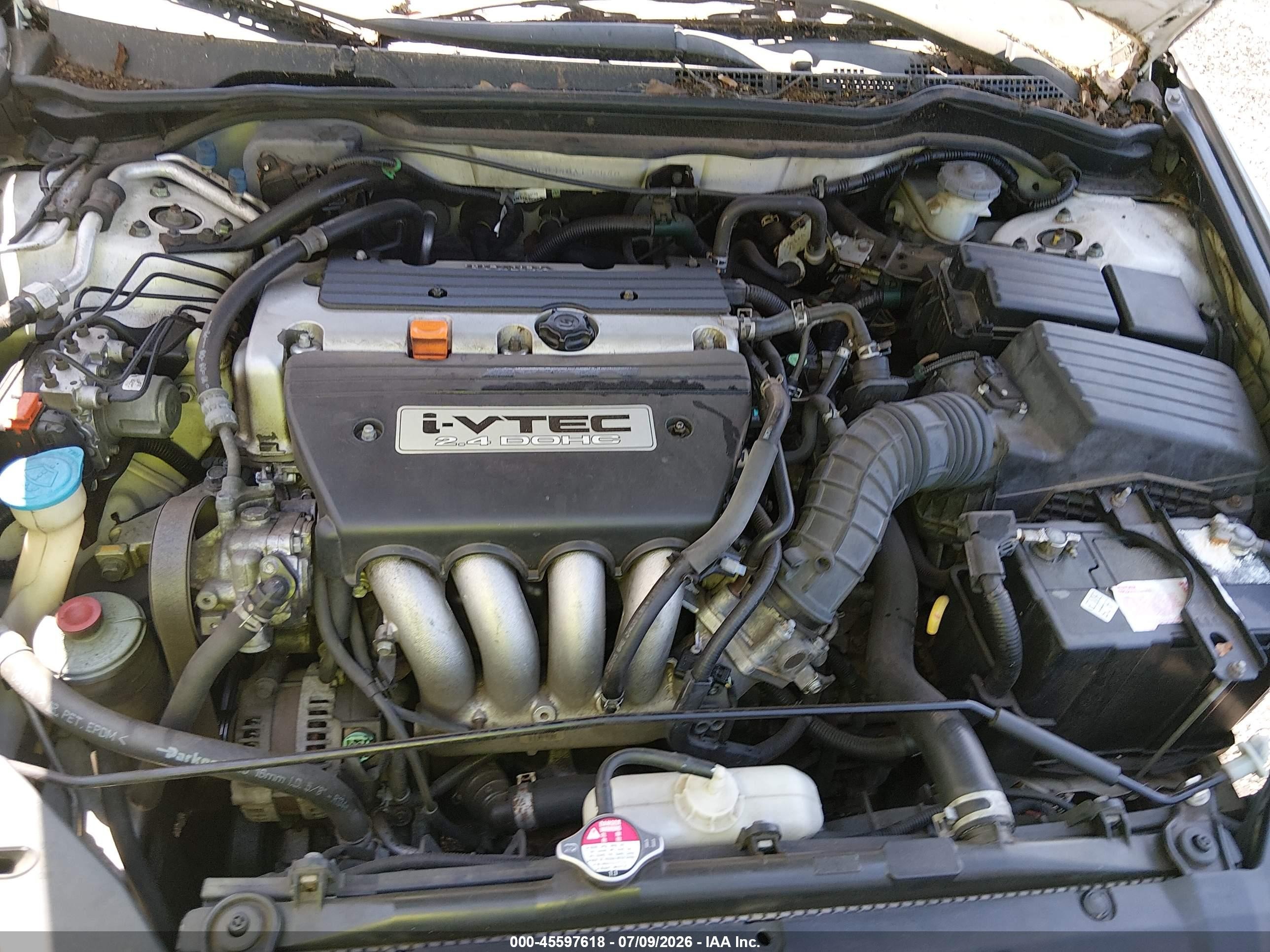 2006 Honda Accord 2.4 Se White vin: 1HGCM56346A132540