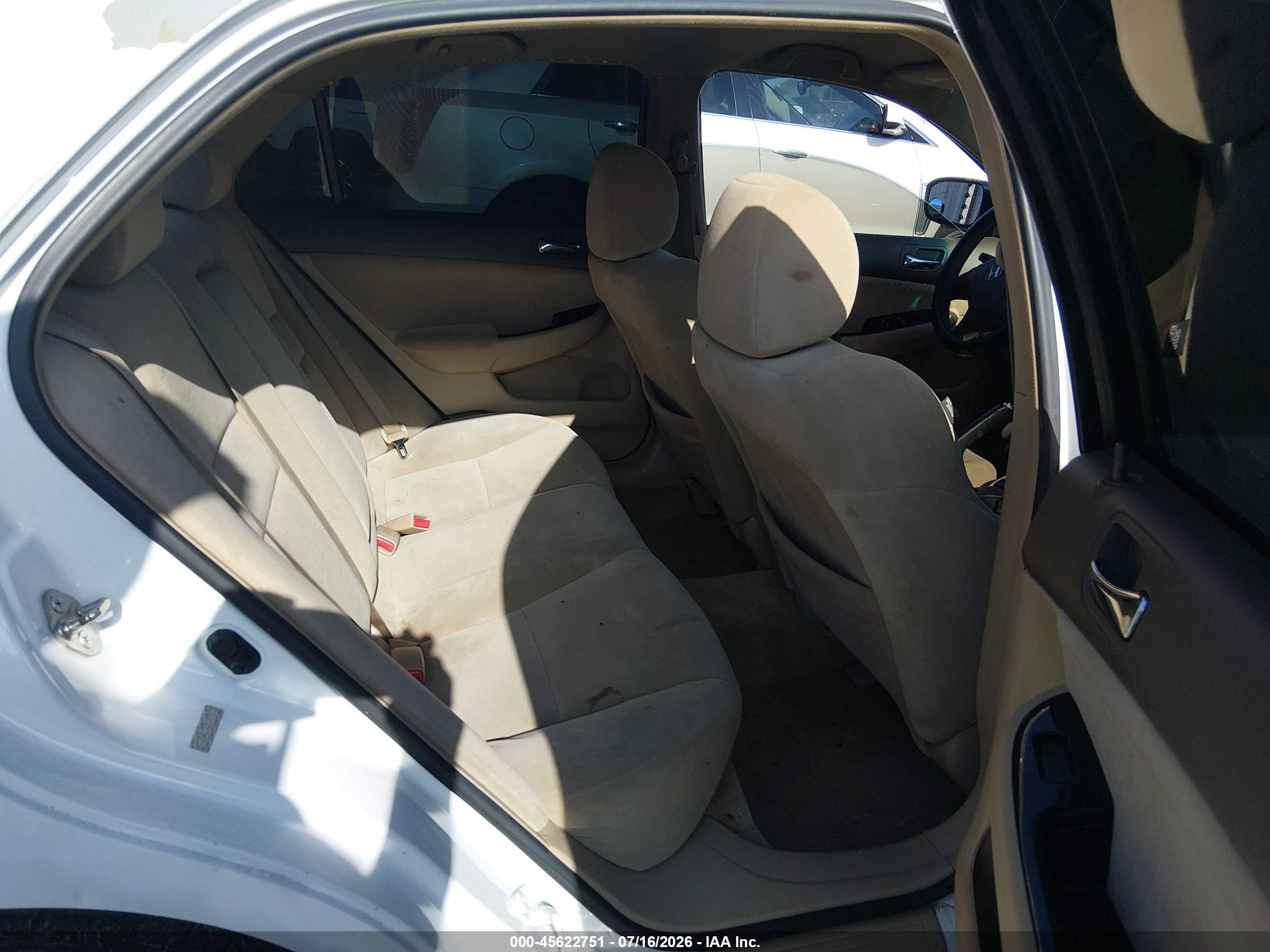 2006 Honda Accord 2.4 Se White vin: 1HGCM56346A144753