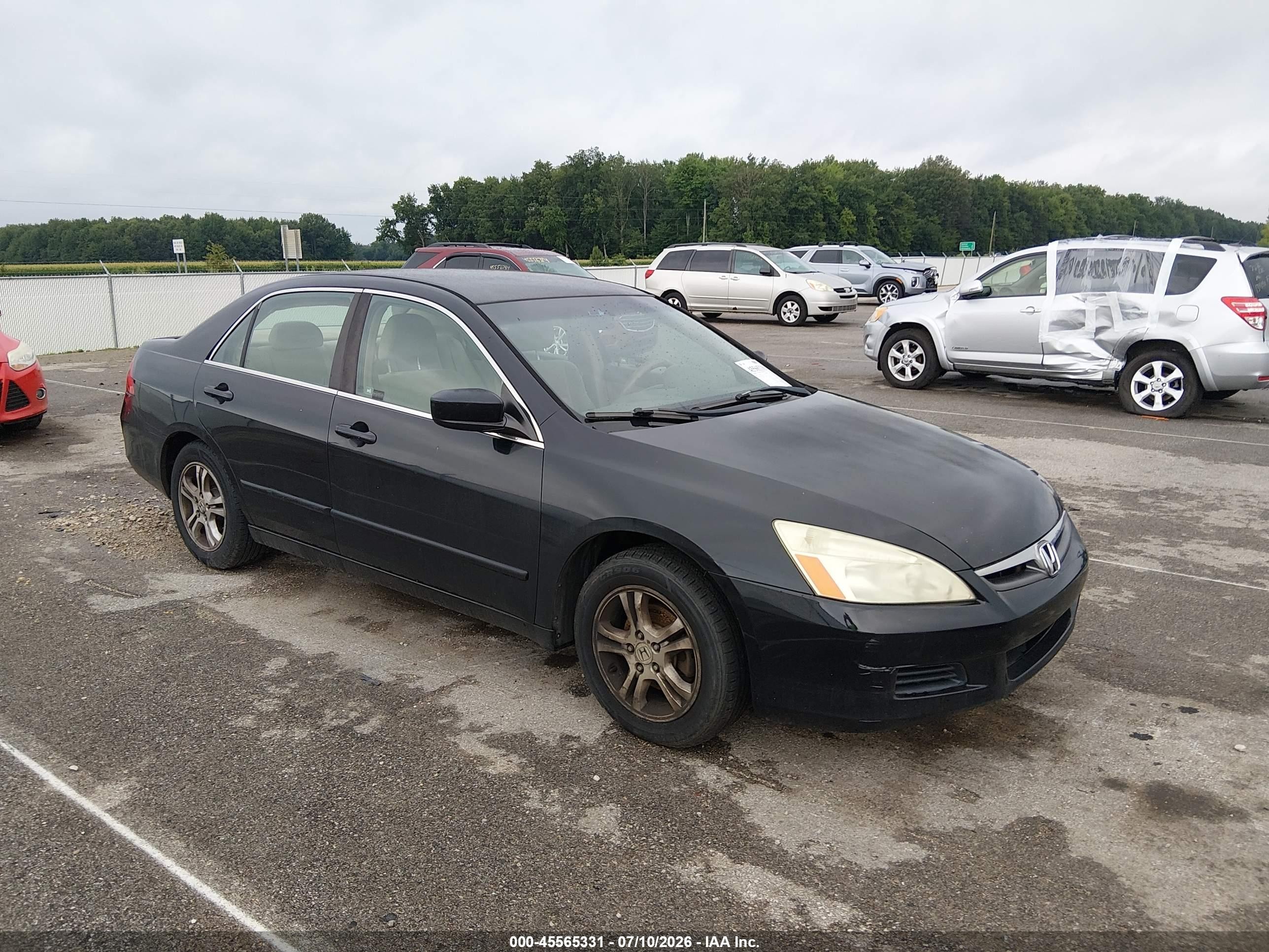 2006 Honda Accord 2.4 Se Black vin: 1HGCM56346A152996