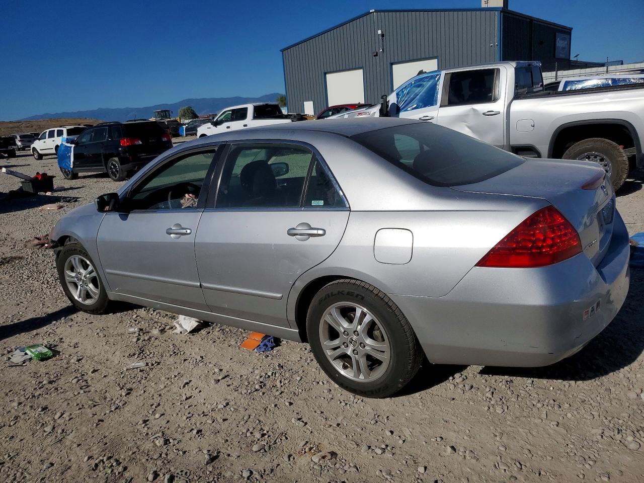 2006 Honda Accord Se Silver vin: 1HGCM56346A154232
