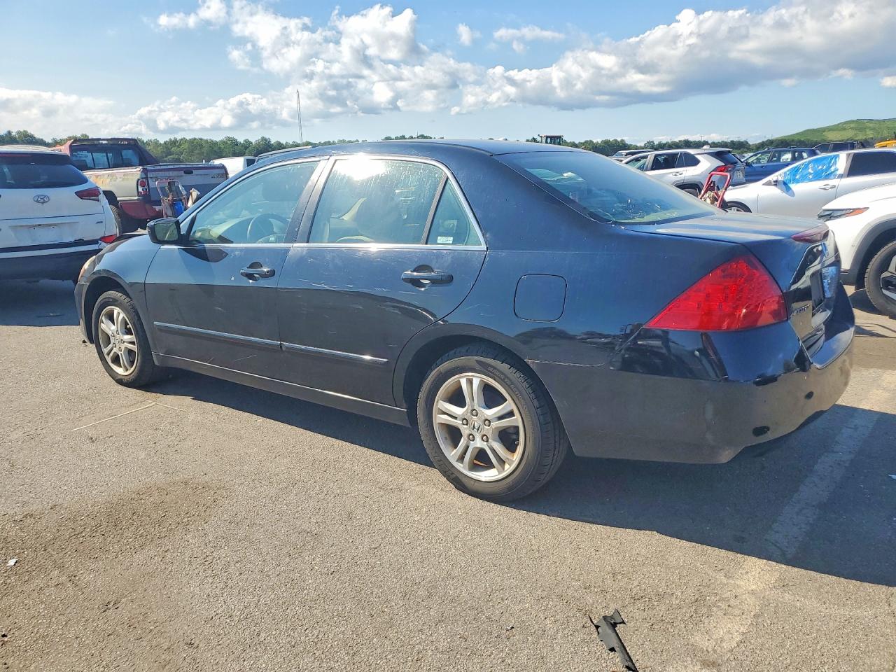 2006 Honda Accord Se Black vin: 1HGCM56346A180491