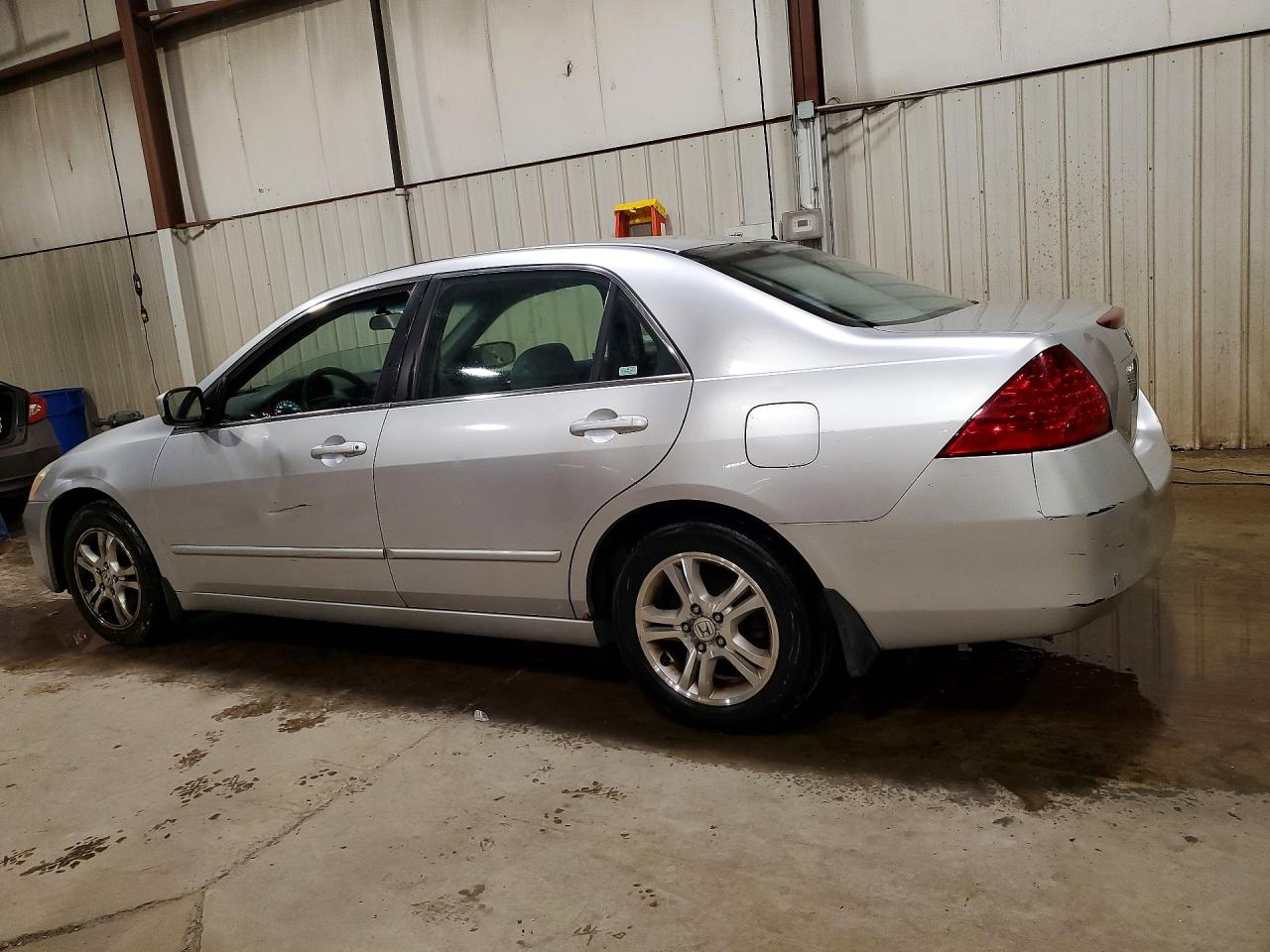 2007 Honda Accord Se Silver vin: 1HGCM56347A026798