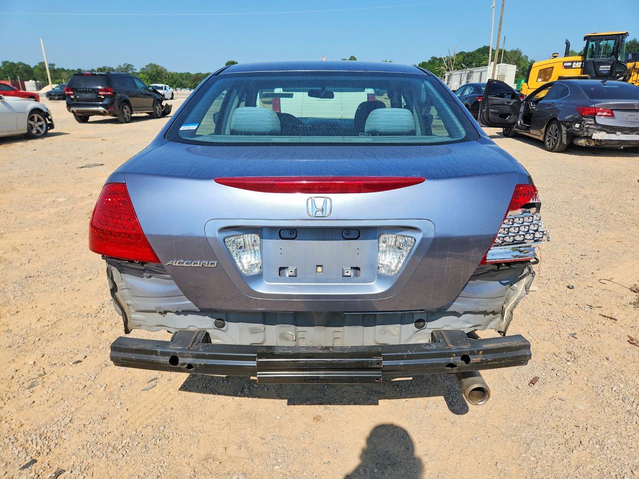 2007 Honda Accord Se Blue vin: 1HGCM56347A037008
