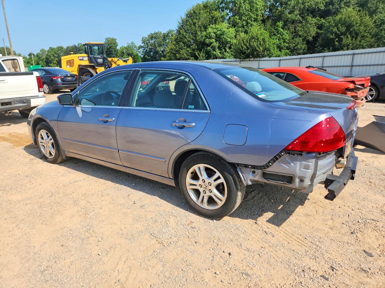 2007 Honda Accord Se Blue vin: 1HGCM56347A037008