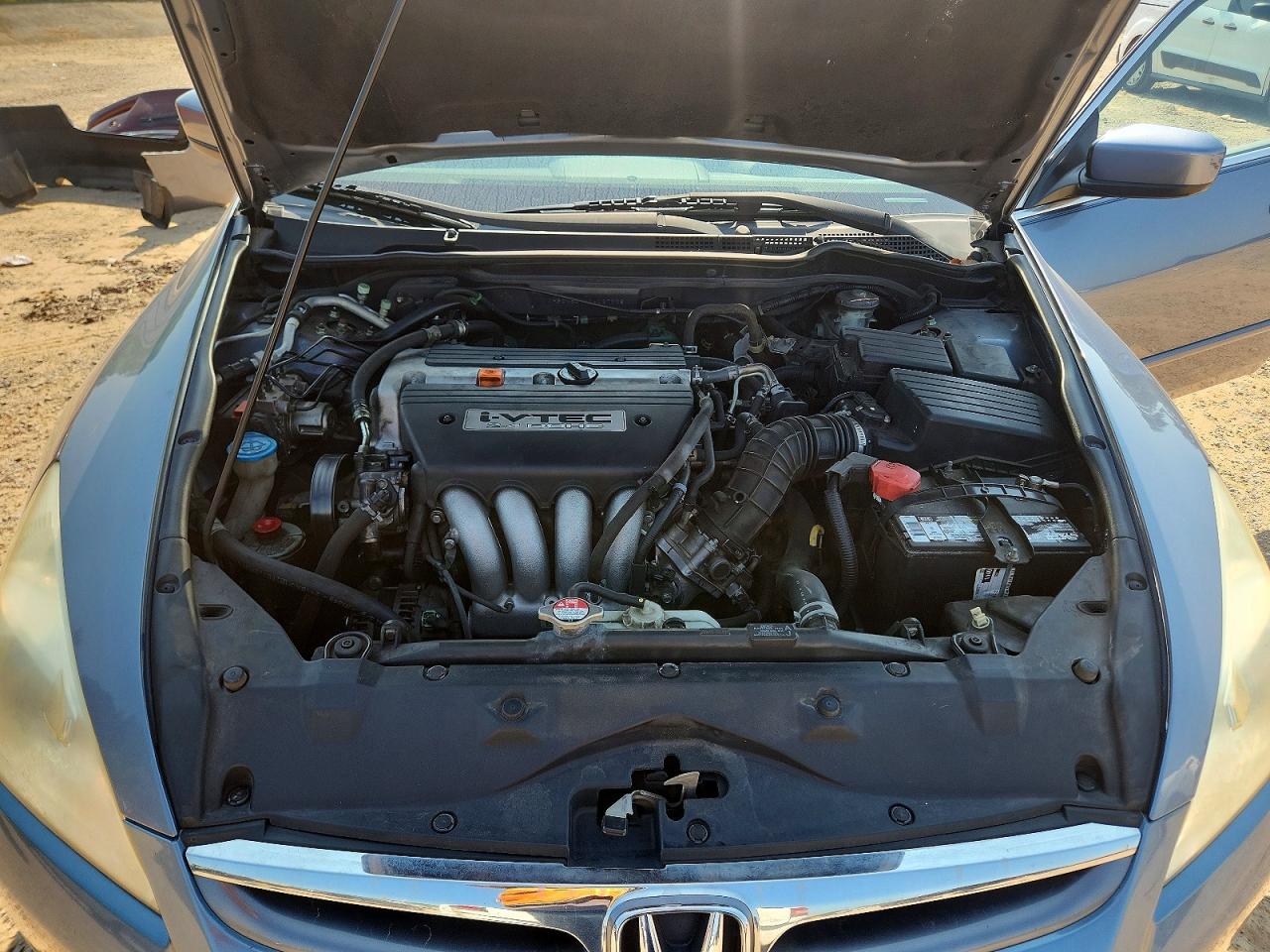 2007 Honda Accord Se Blue vin: 1HGCM56347A037008