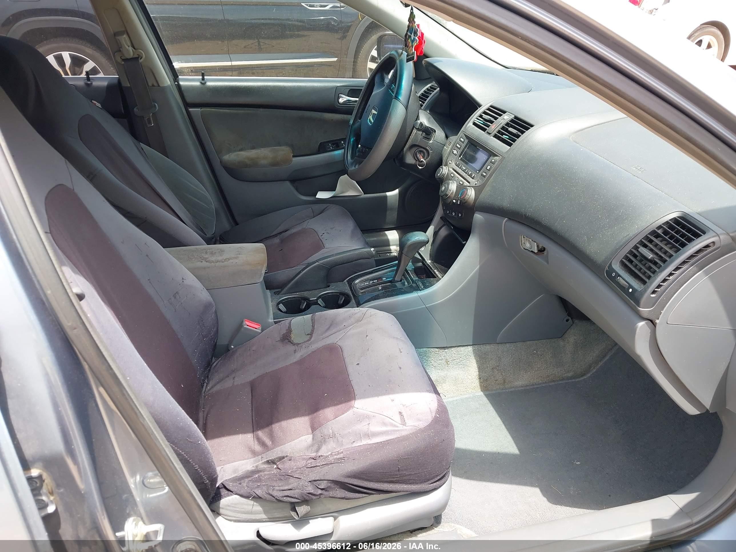 2007 Honda Accord 2.4 Se Light Blue vin: 1HGCM56347A054665