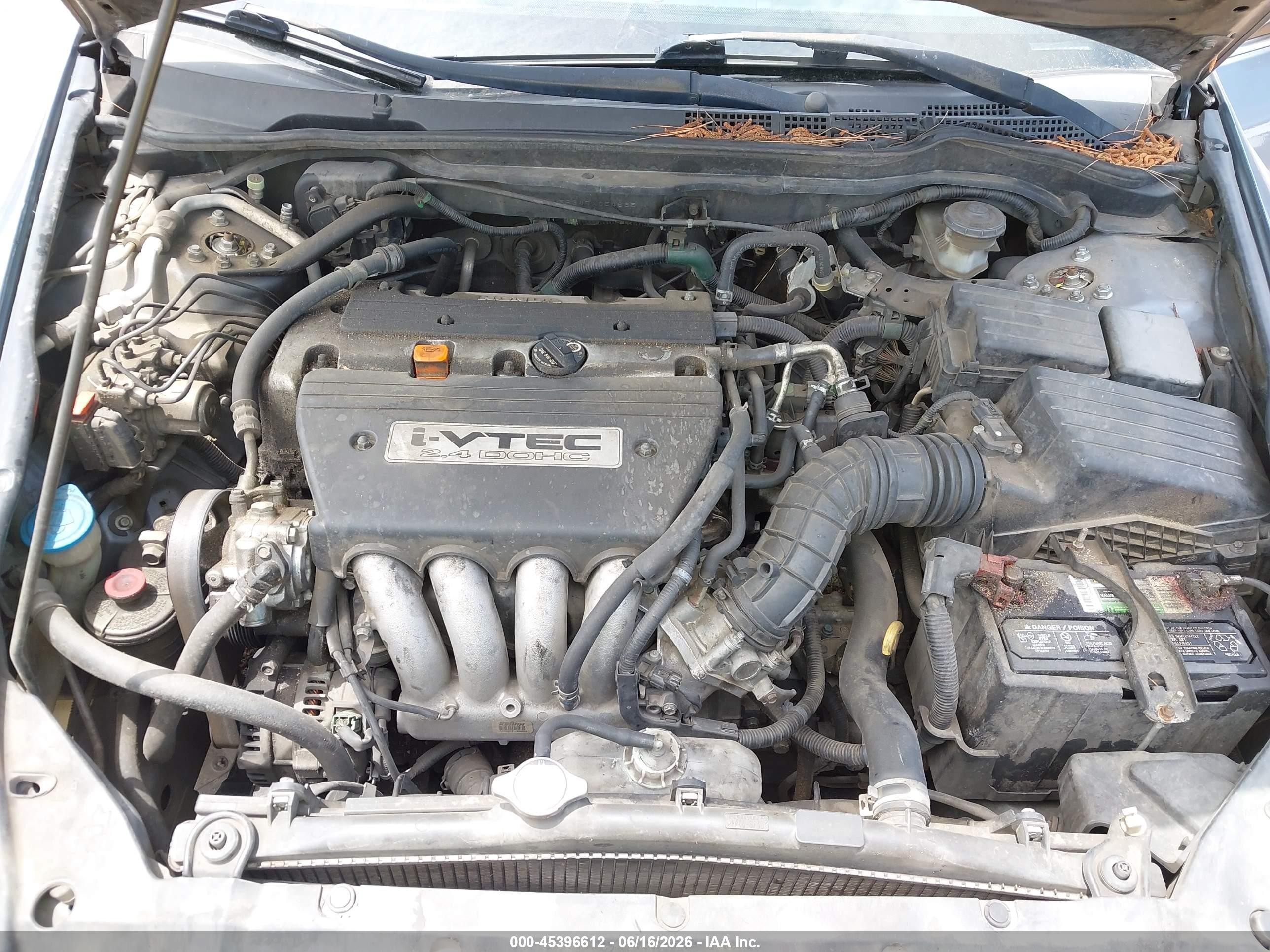 2007 Honda Accord 2.4 Se Light Blue vin: 1HGCM56347A054665